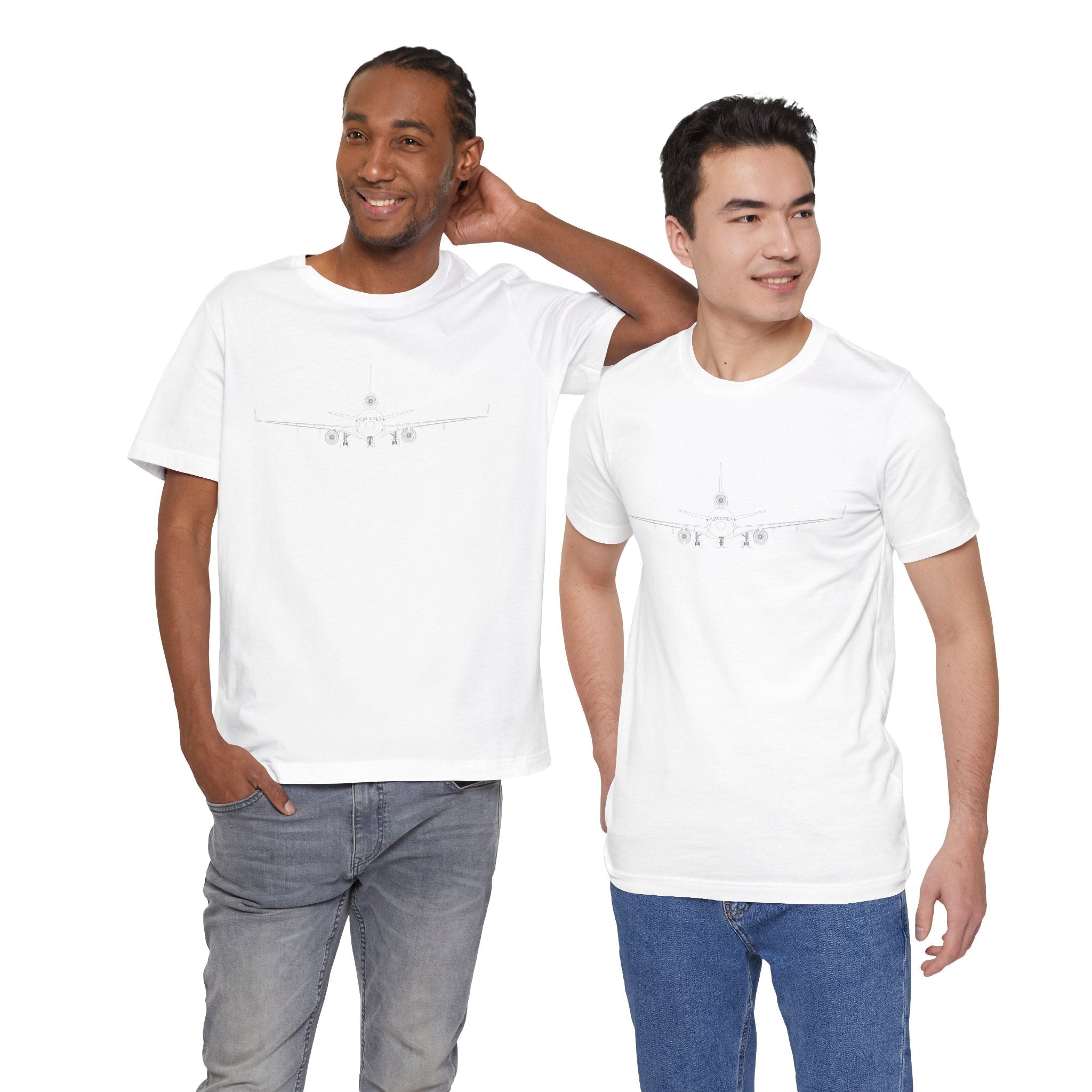 McDonnell Douglas MD-11 Unisex Soft Feel Jersey Short Sleeve Tee - Light Colors - Poly/Cotton - T-Shirt - WCUniforms