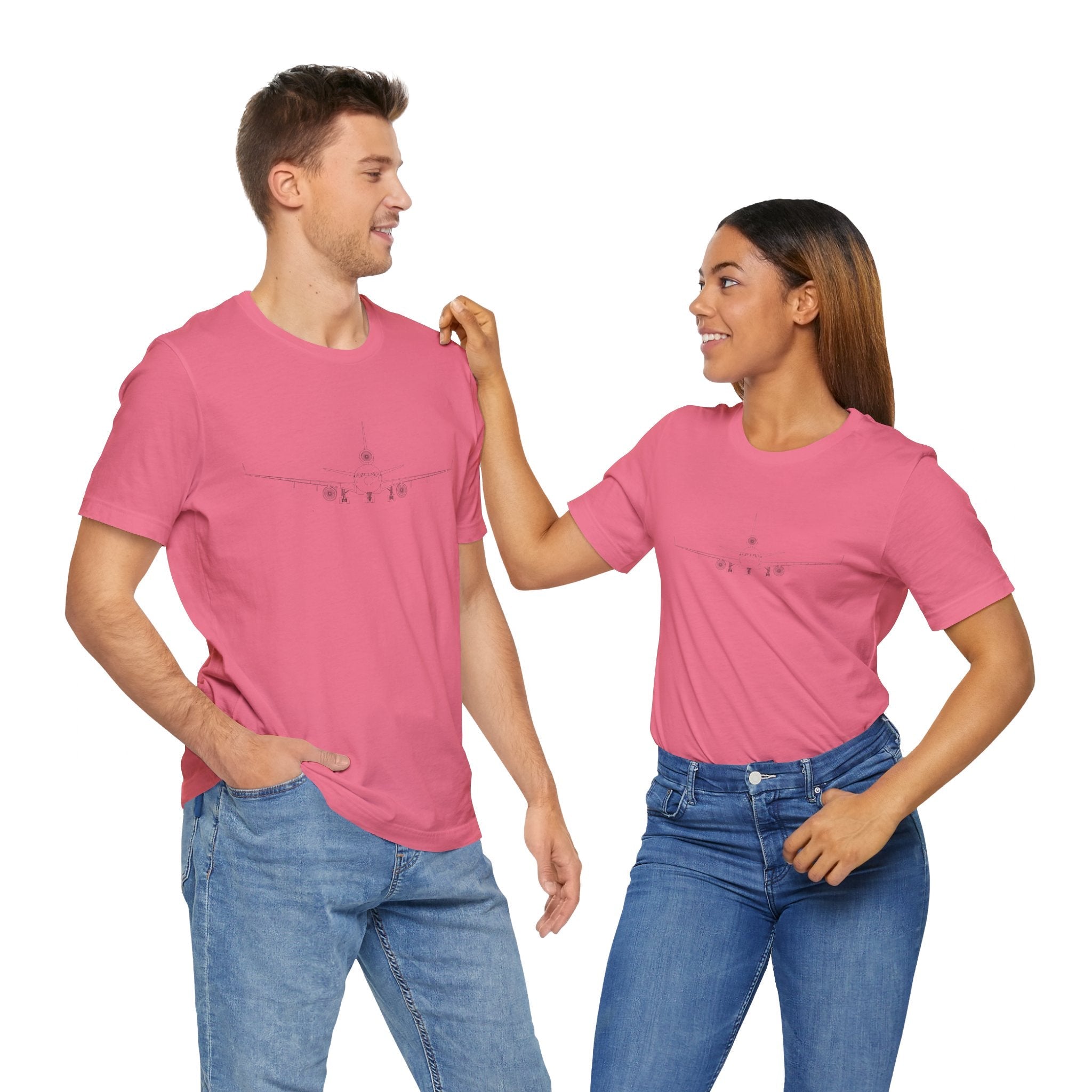 McDonnell Douglas MD-11 Unisex Soft Feel Jersey Short Sleeve Tee - Light Colors - Poly/Cotton - T-Shirt - WCUniforms