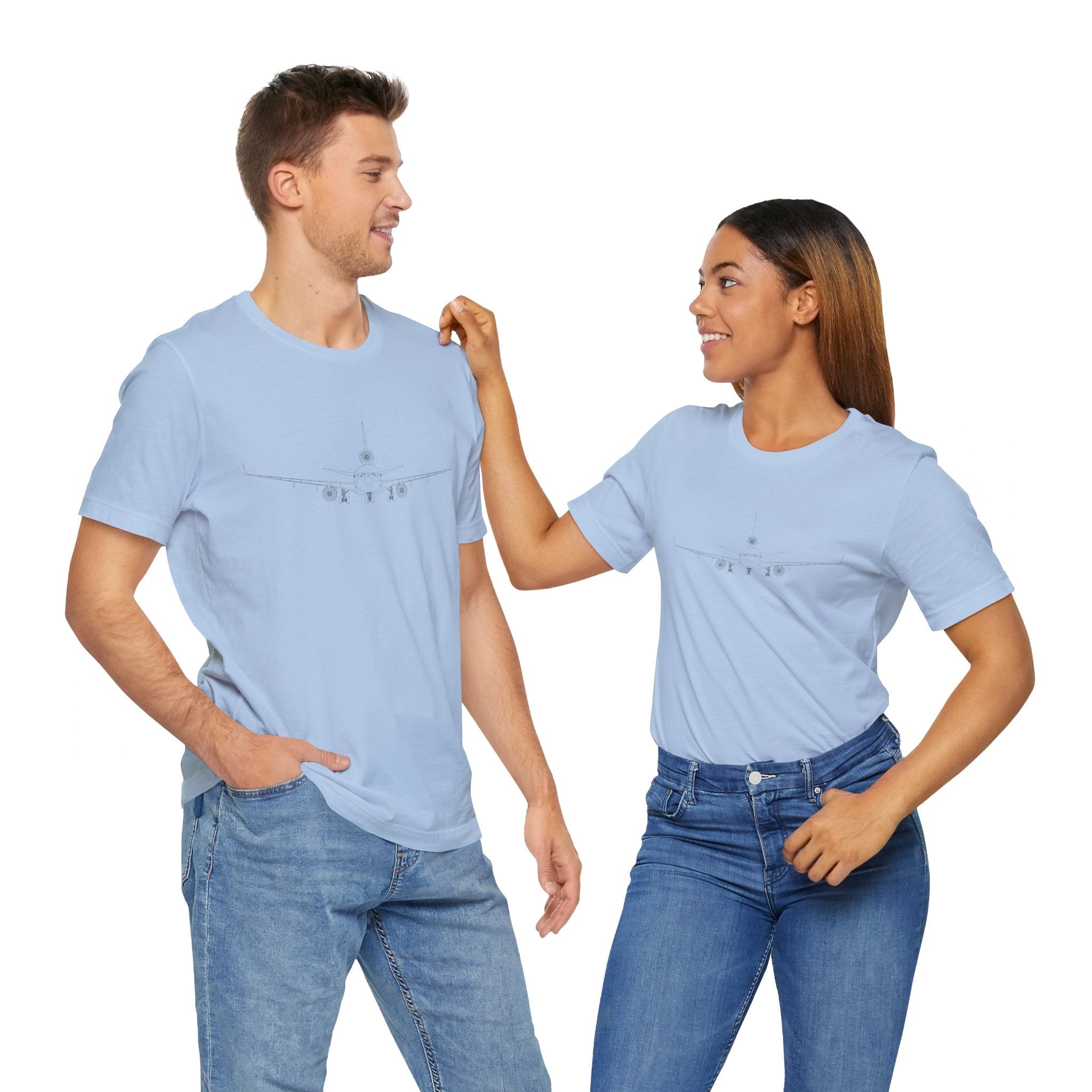 McDonnell Douglas MD-11 Unisex Soft Feel Jersey Short Sleeve Tee - Light Colors - Poly/Cotton - T-Shirt - WCUniforms