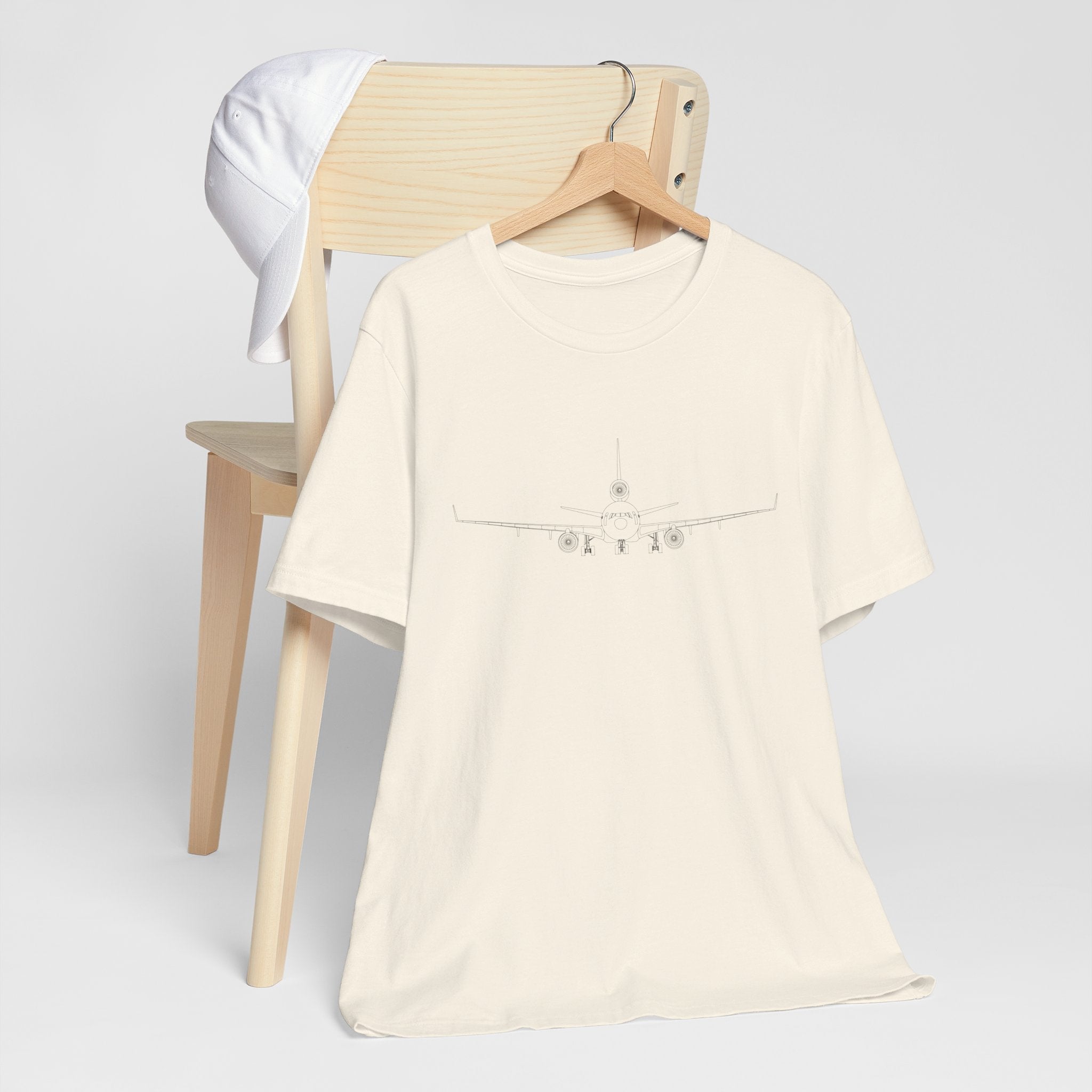 McDonnell Douglas MD-11 Unisex Soft Feel Jersey Short Sleeve Tee - Light Colors - Poly/Cotton - T-Shirt - WCUniforms