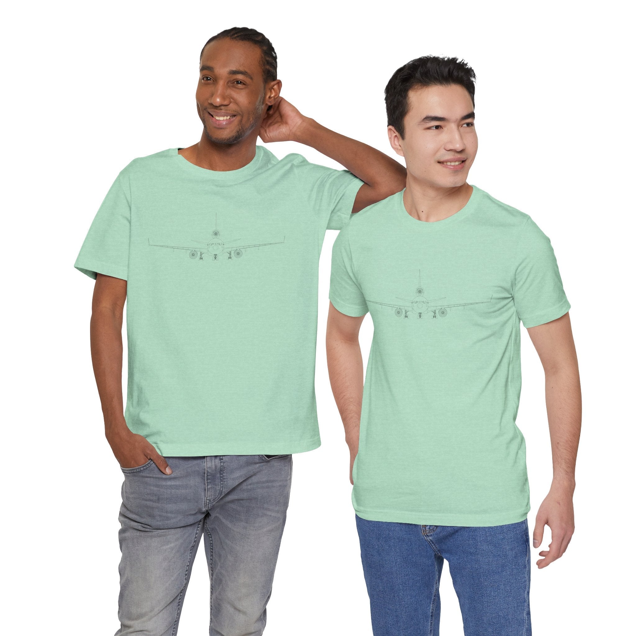 McDonnell Douglas MD-11 Unisex Soft Feel Jersey Short Sleeve Tee - Light Colors - Poly/Cotton - T-Shirt - WCUniforms