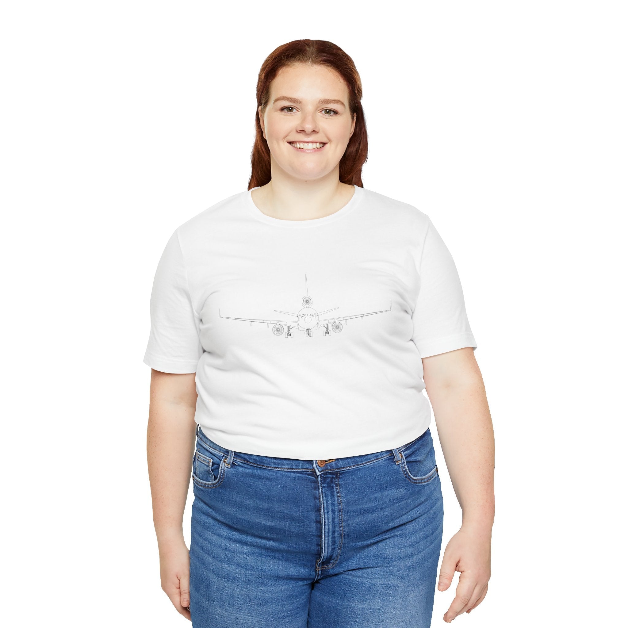 McDonnell Douglas MD-11 Unisex Soft Feel Jersey Short Sleeve Tee - Light Colors - Poly/Cotton - T-Shirt - WCUniforms