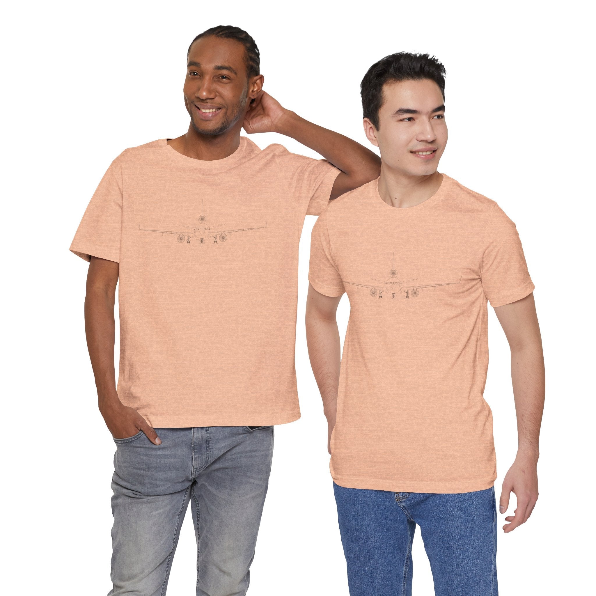 McDonnell Douglas MD-11 Unisex Soft Feel Jersey Short Sleeve Tee - Light Colors - Poly/Cotton - T-Shirt - WCUniforms