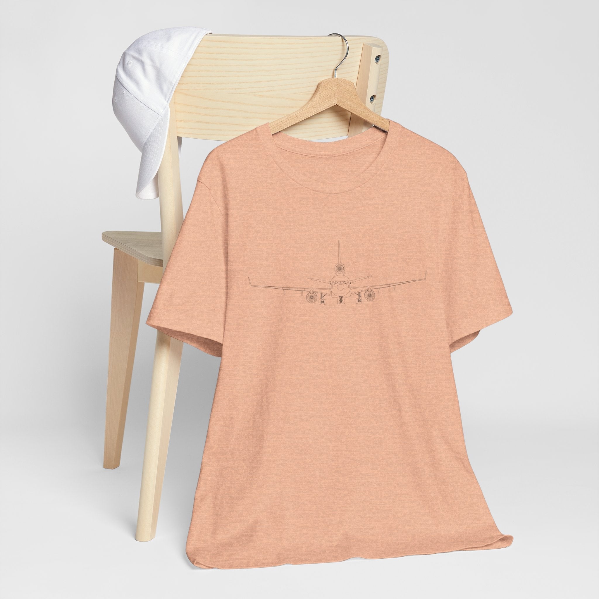 McDonnell Douglas MD-11 Unisex Soft Feel Jersey Short Sleeve Tee - Light Colors - Poly/Cotton - T-Shirt - WCUniforms