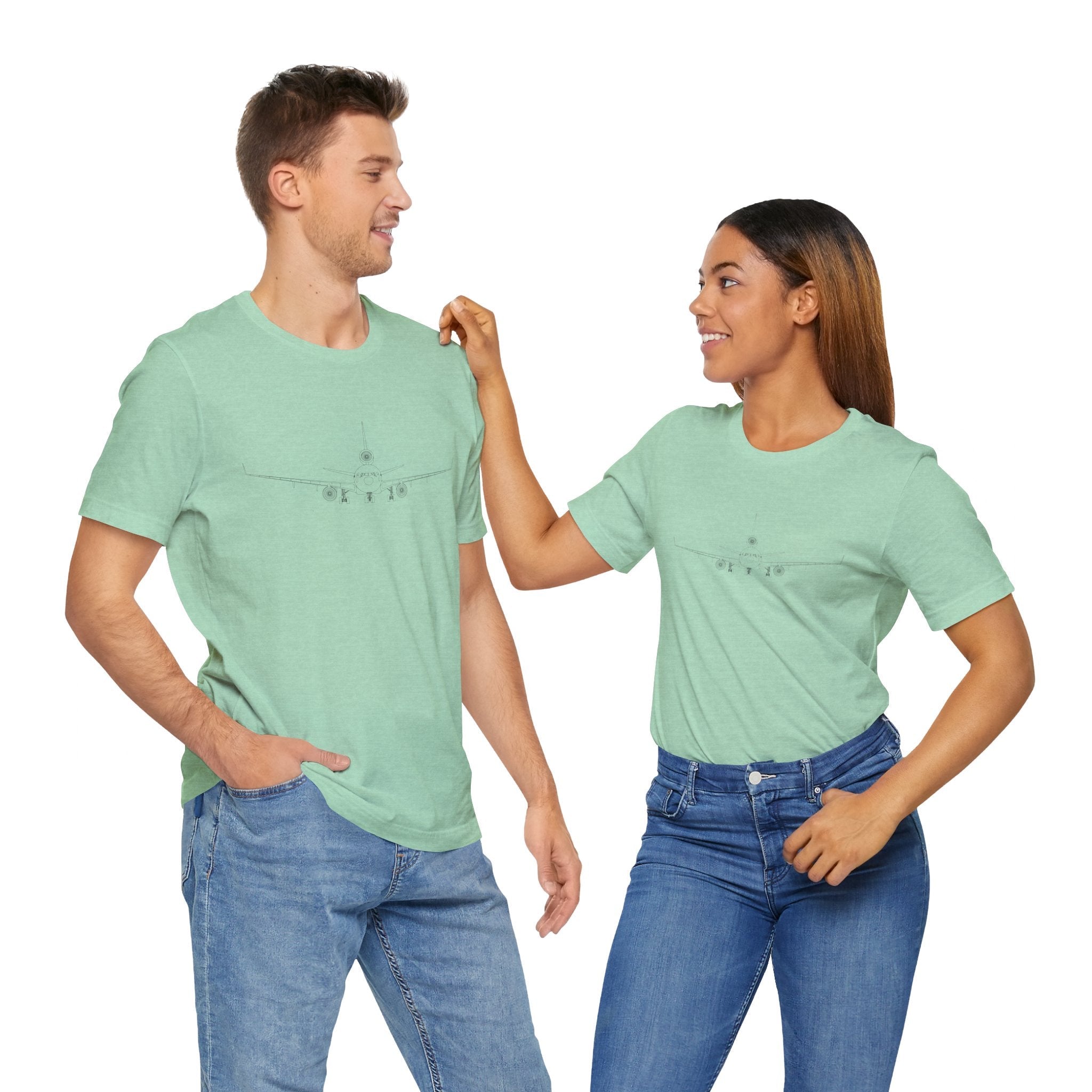McDonnell Douglas MD-11 Unisex Soft Feel Jersey Short Sleeve Tee - Light Colors - Poly/Cotton - T-Shirt - WCUniforms