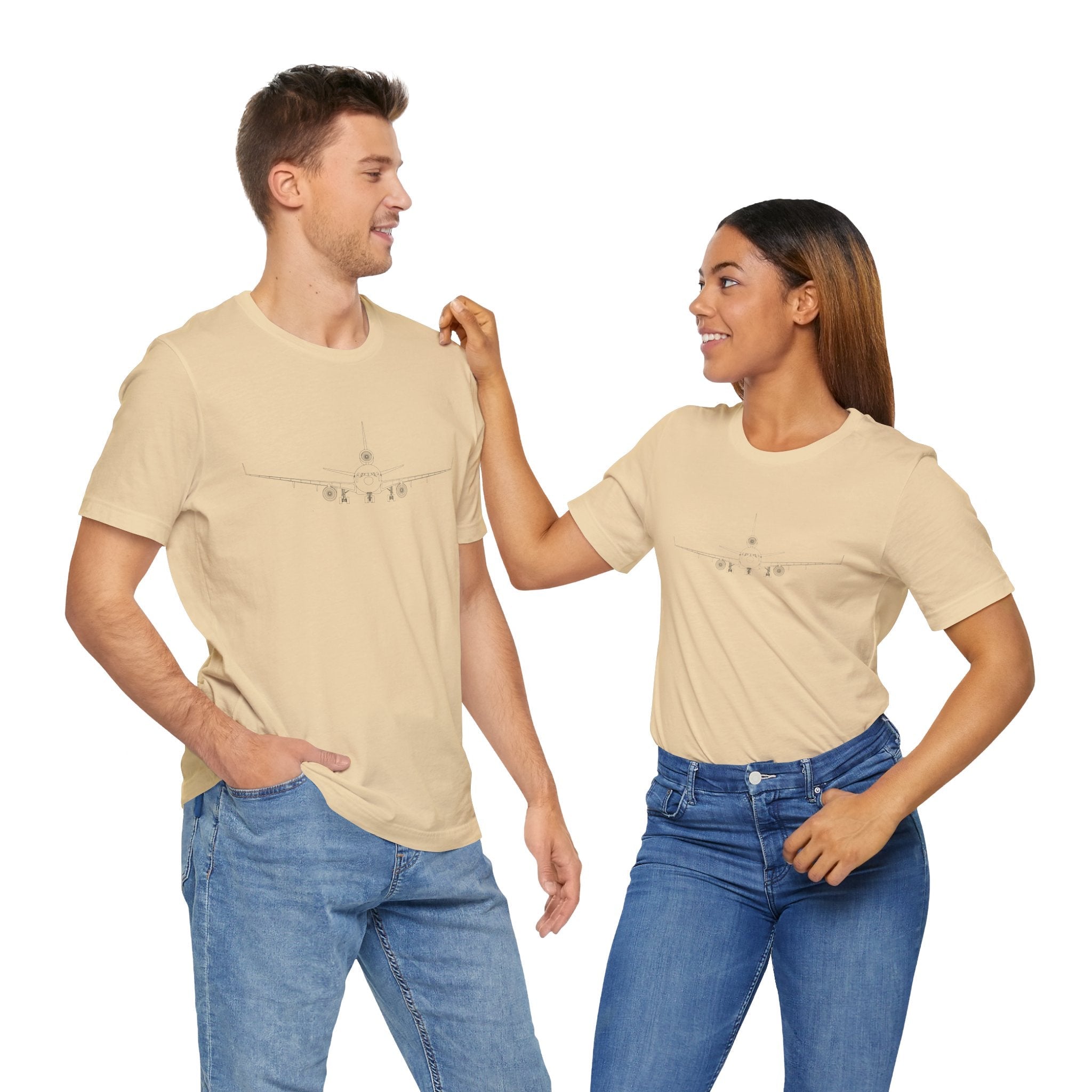 McDonnell Douglas MD-11 Unisex Soft Feel Jersey Short Sleeve Tee - Light Colors - Poly/Cotton - T-Shirt - WCUniforms