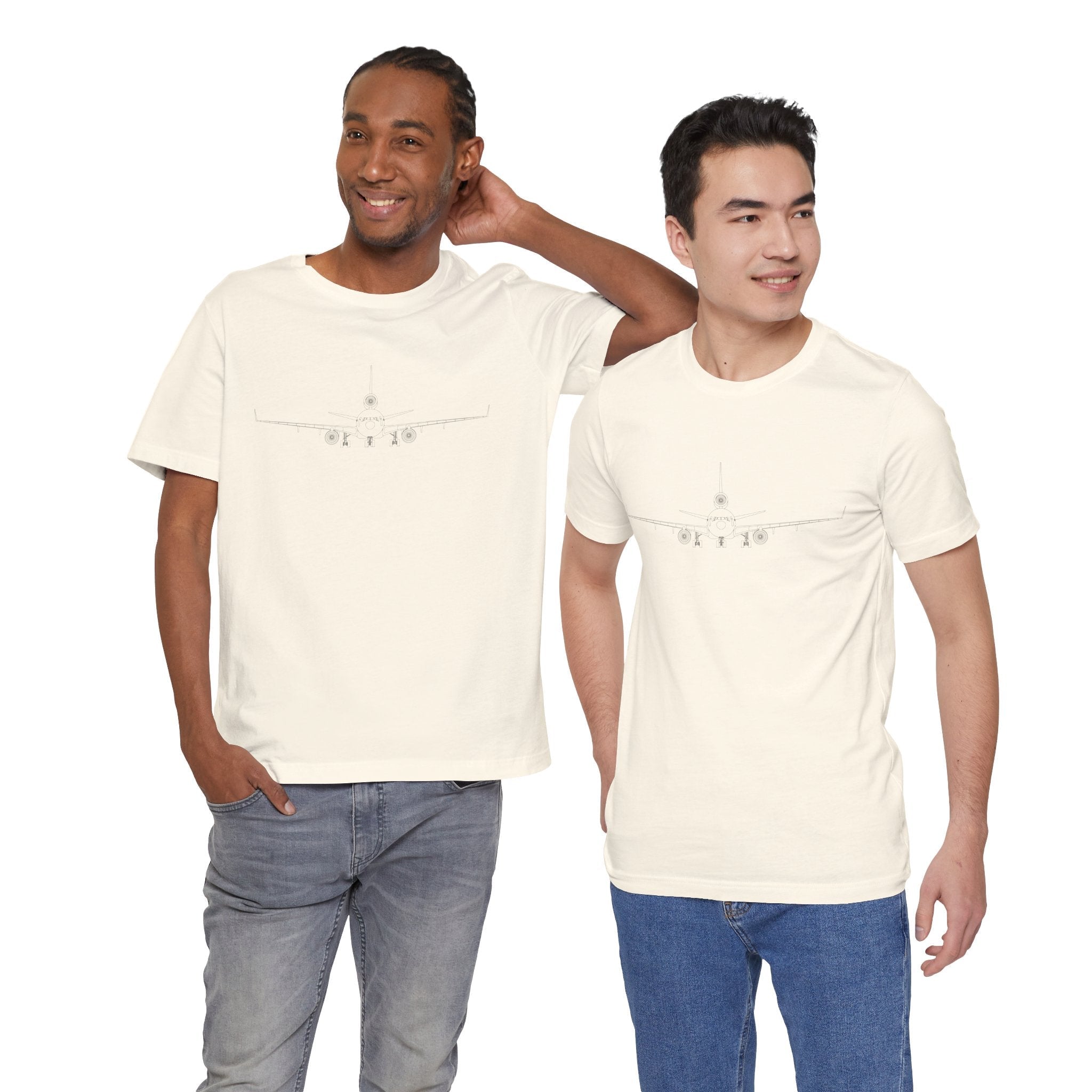 McDonnell Douglas MD-11 Unisex Soft Feel Jersey Short Sleeve Tee - Light Colors - Poly/Cotton - T-Shirt - WCUniforms