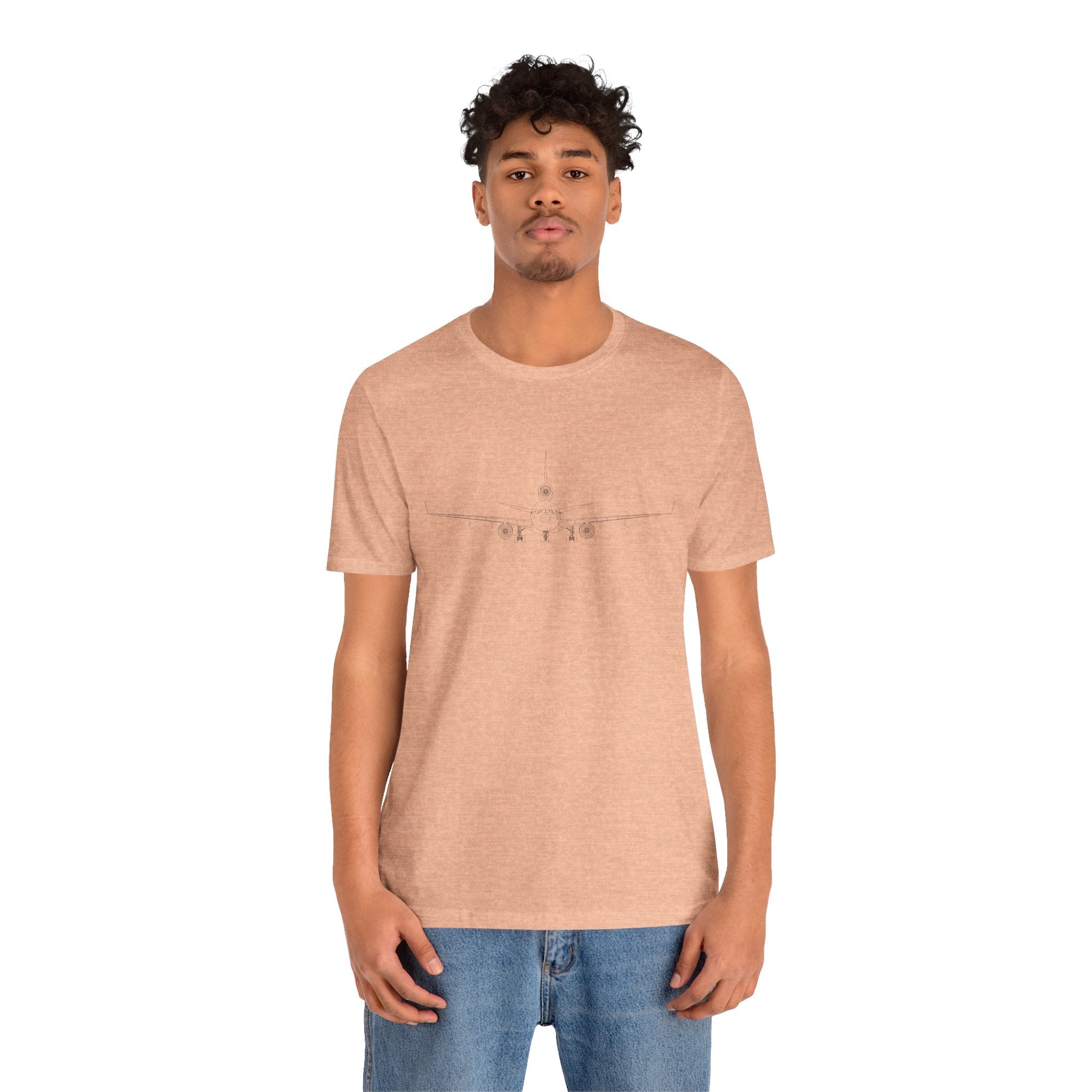 McDonnell Douglas MD-11 Unisex Soft Feel Jersey Short Sleeve Tee - Light Colors - Poly/Cotton - T-Shirt - WCUniforms