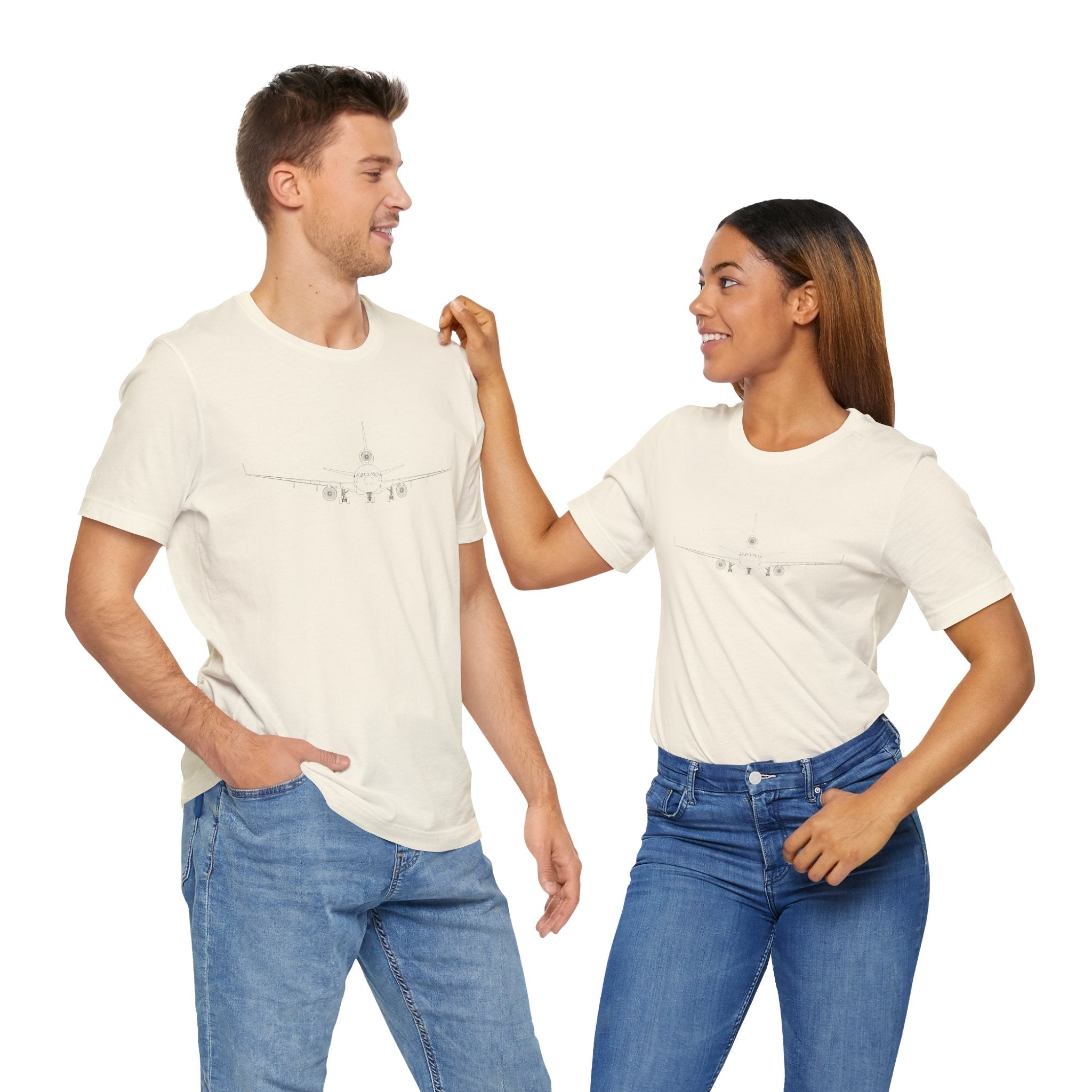 McDonnell Douglas MD-11 Unisex Soft Feel Jersey Short Sleeve Tee - Light Colors - Poly/Cotton - T-Shirt - WCUniforms