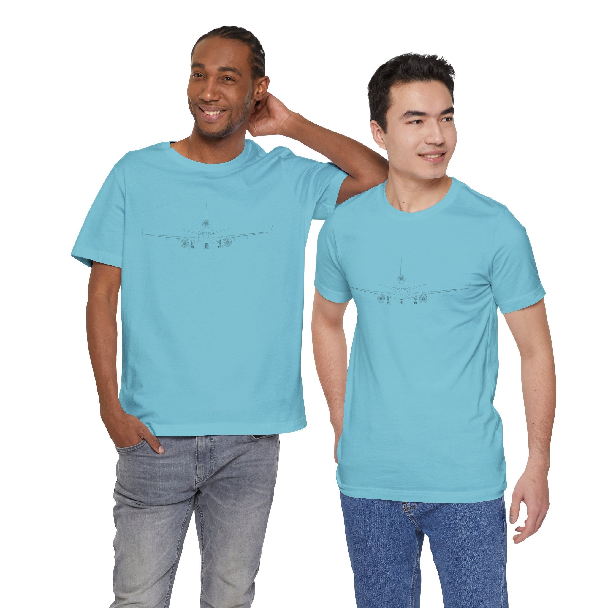McDonnell Douglas MD-11 Unisex Soft Feel Jersey Short Sleeve Tee - Light Colors - Poly/Cotton - T-Shirt - WCUniforms