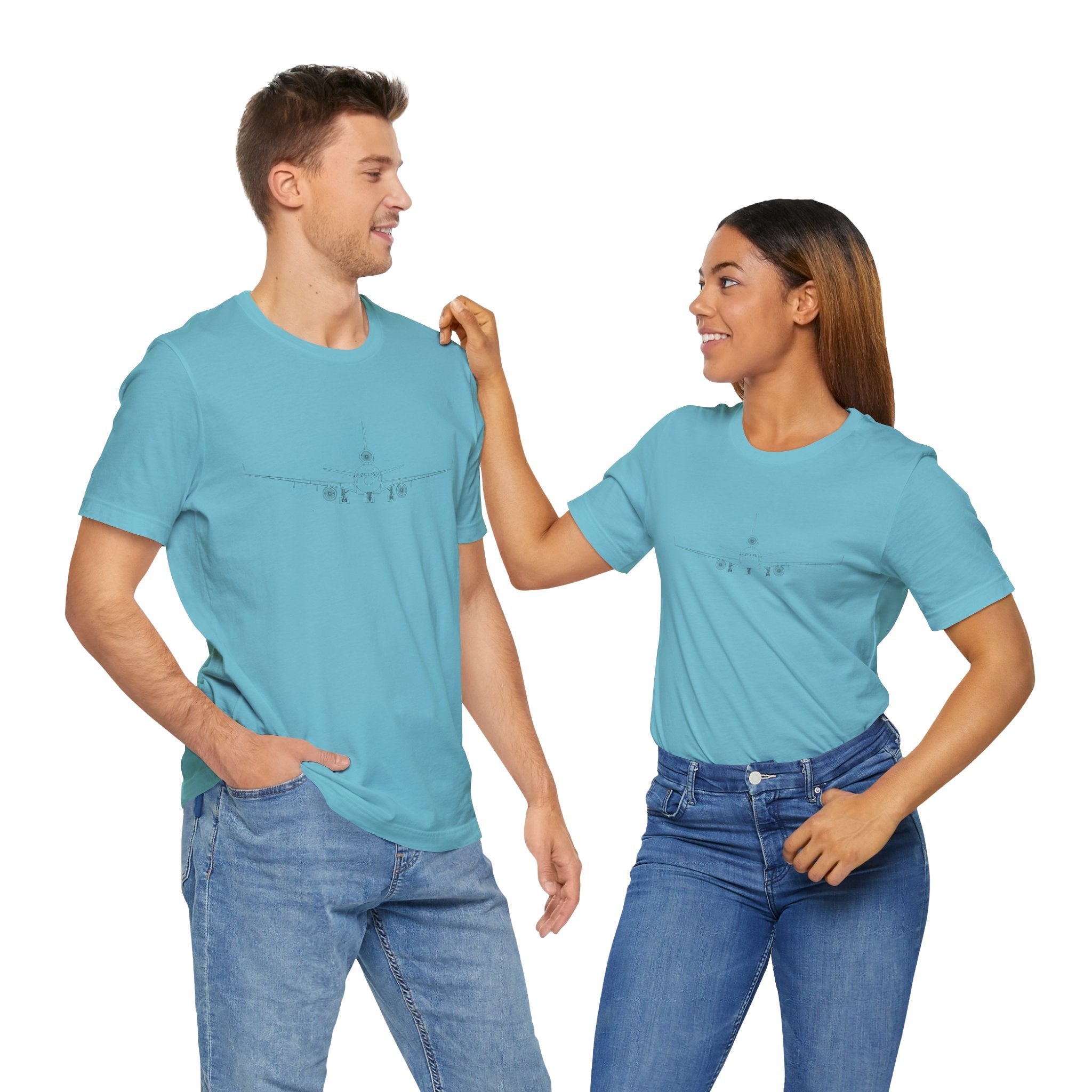 McDonnell Douglas MD-11 Unisex Soft Feel Jersey Short Sleeve Tee - Light Colors - Poly/Cotton - T-Shirt - WCUniforms