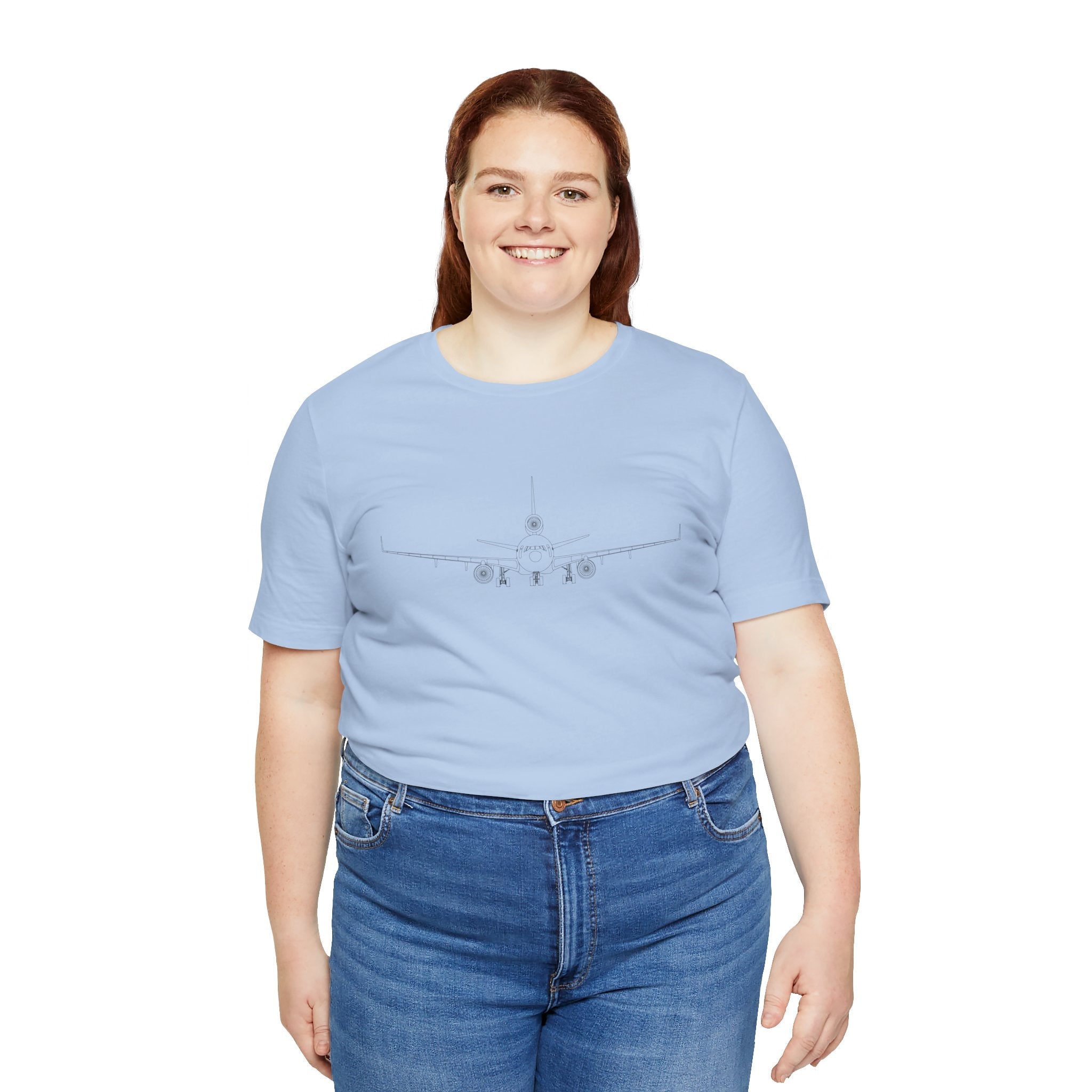 McDonnell Douglas MD-11 Unisex Soft Feel Jersey Short Sleeve Tee - Light Colors - Poly/Cotton - T-Shirt - WCUniforms