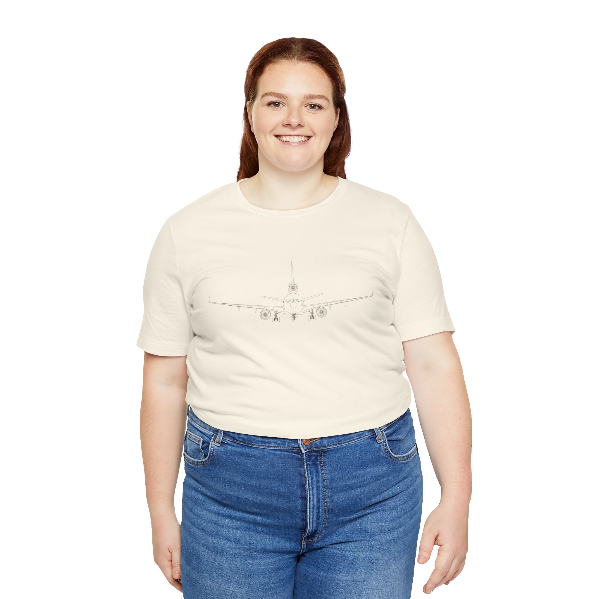 McDonnell Douglas MD-11 Unisex Soft Feel Jersey Short Sleeve Tee - Light Colors - Poly/Cotton - T-Shirt - WCUniforms