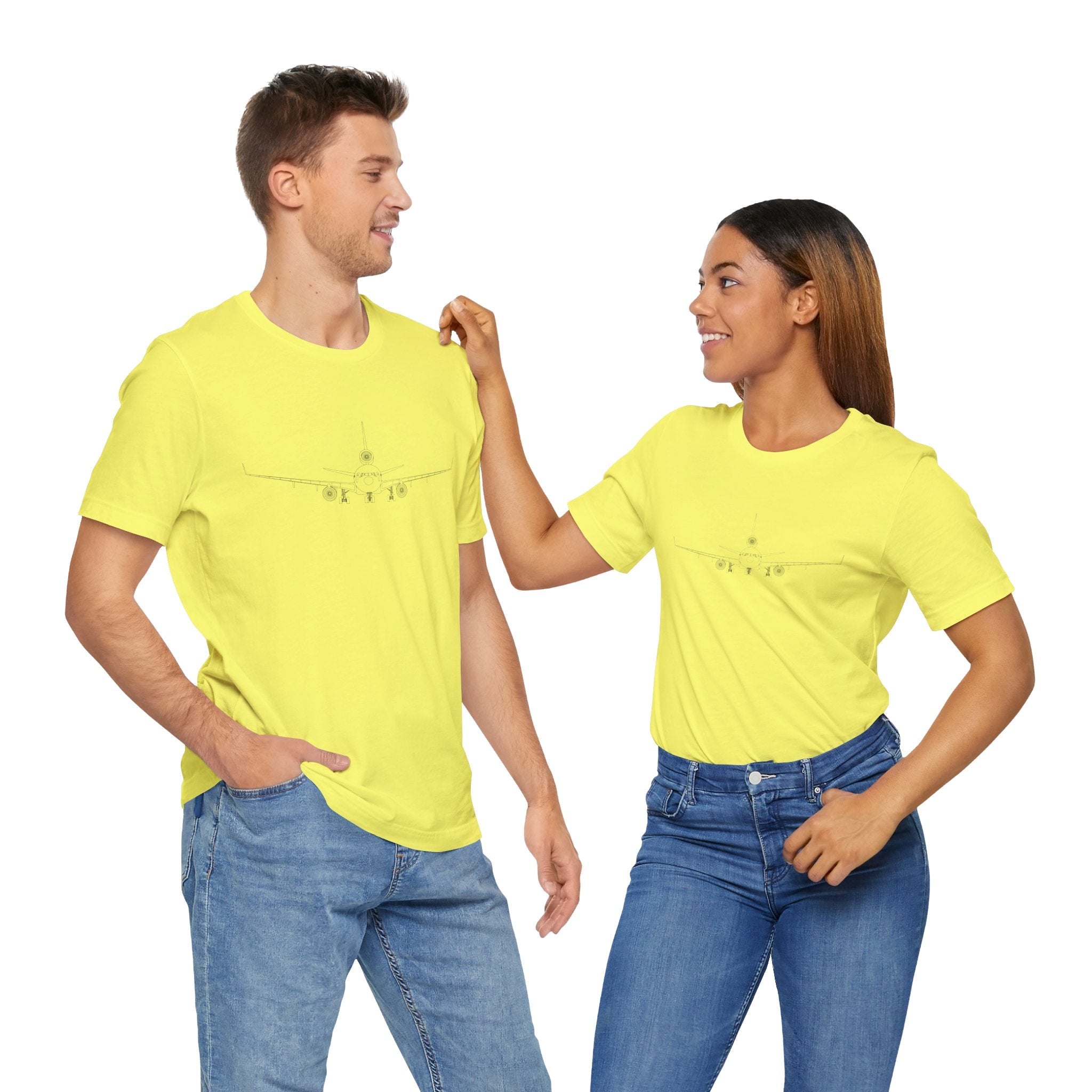 McDonnell Douglas MD-11 Unisex Soft Feel Jersey Short Sleeve Tee - Light Colors - Poly/Cotton - T-Shirt - WCUniforms