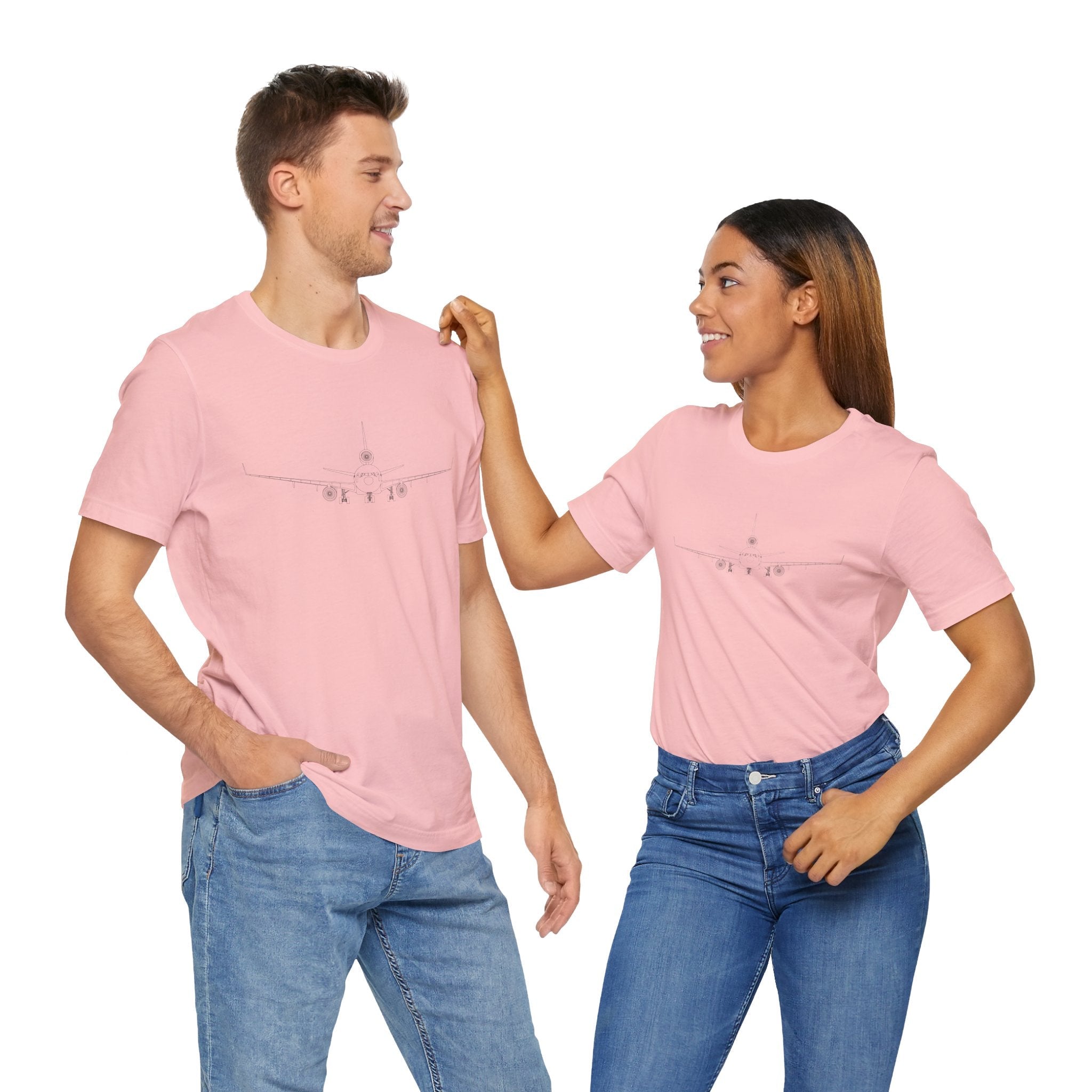 McDonnell Douglas MD-11 Unisex Soft Feel Jersey Short Sleeve Tee - Light Colors - Poly/Cotton - T-Shirt - WCUniforms