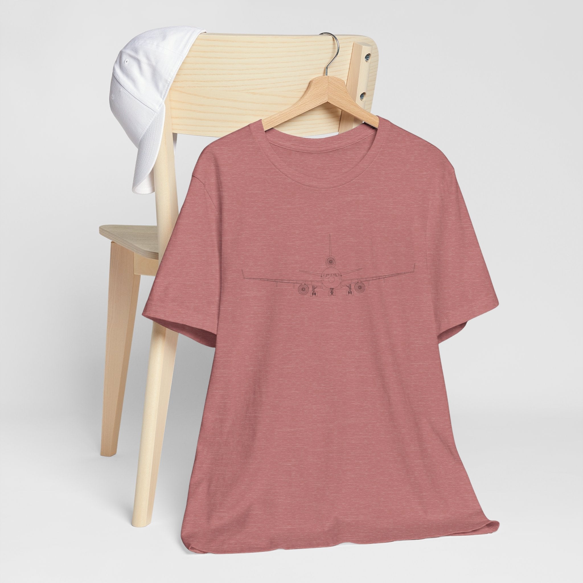 McDonnell Douglas MD-11 Unisex Soft Feel Jersey Short Sleeve Tee - Light Colors - Poly/Cotton - T-Shirt - WCUniforms