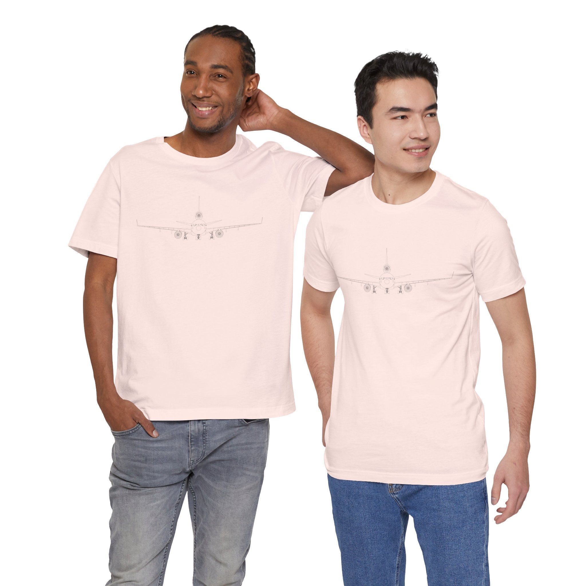 McDonnell Douglas MD-11 Unisex Soft Feel Jersey Short Sleeve Tee - Light Colors - Poly/Cotton - T-Shirt - WCUniforms