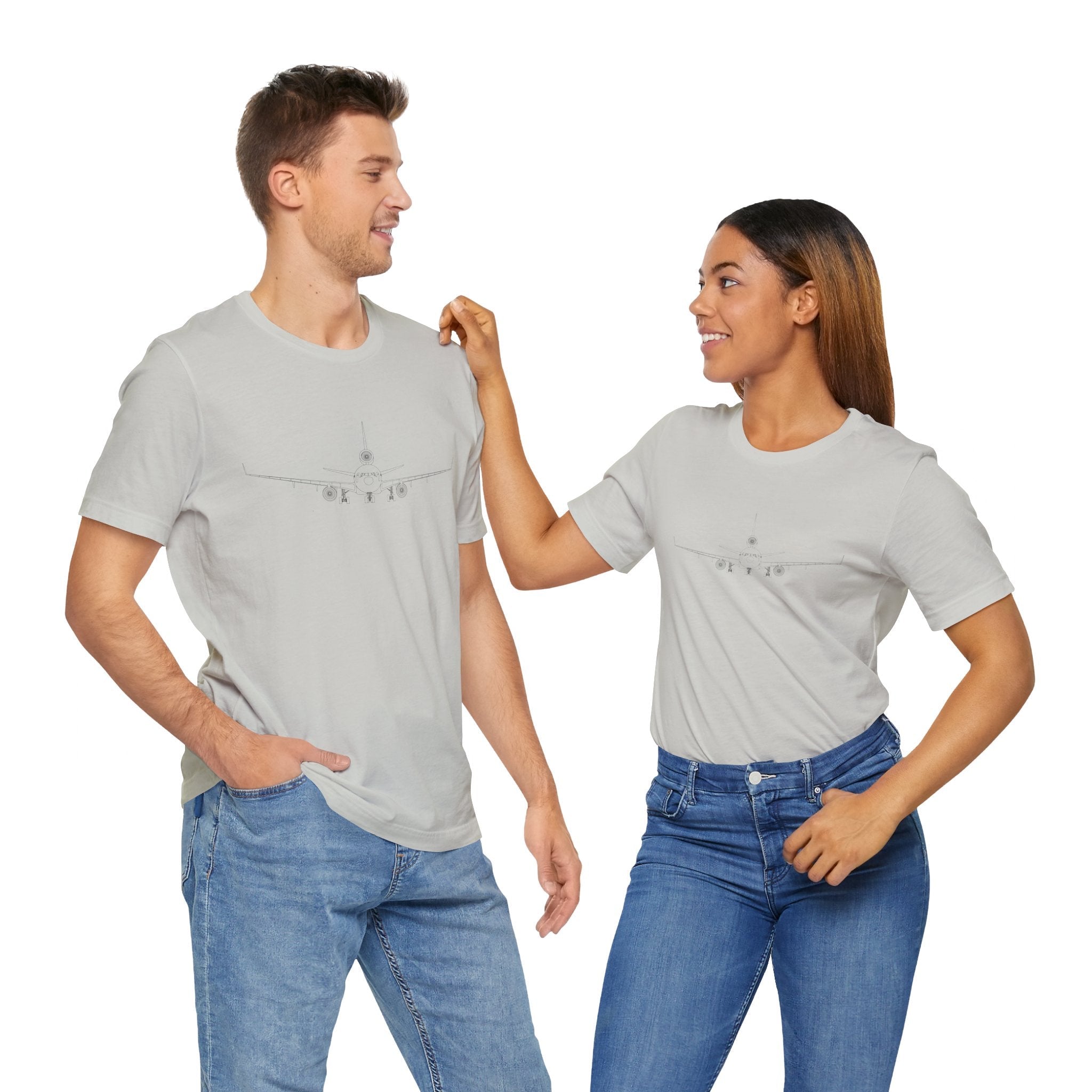 McDonnell Douglas MD-11 Unisex Soft Feel Jersey Short Sleeve Tee - Light Colors - Poly/Cotton - T-Shirt - WCUniforms