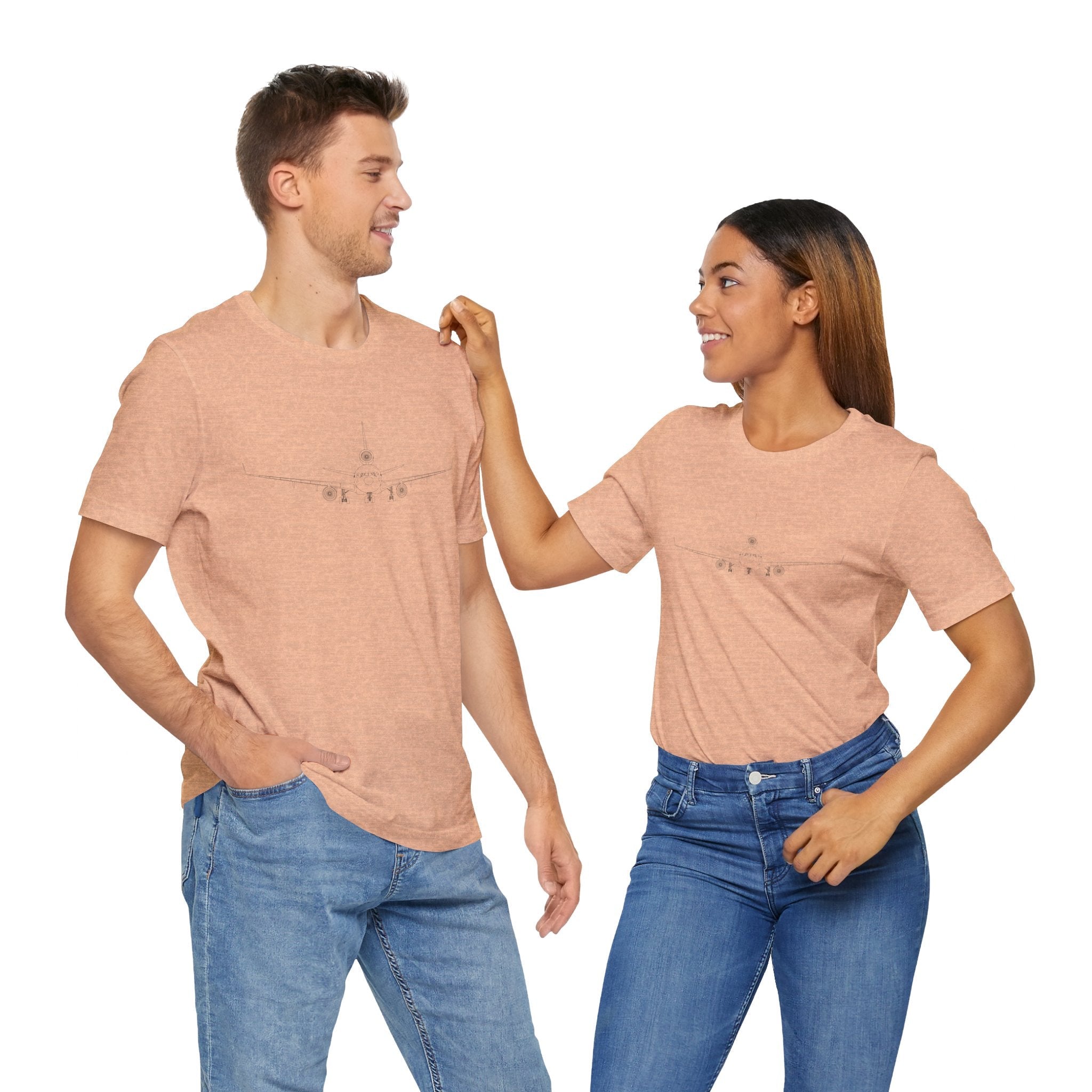 McDonnell Douglas MD-11 Unisex Soft Feel Jersey Short Sleeve Tee - Light Colors - Poly/Cotton - T-Shirt - WCUniforms