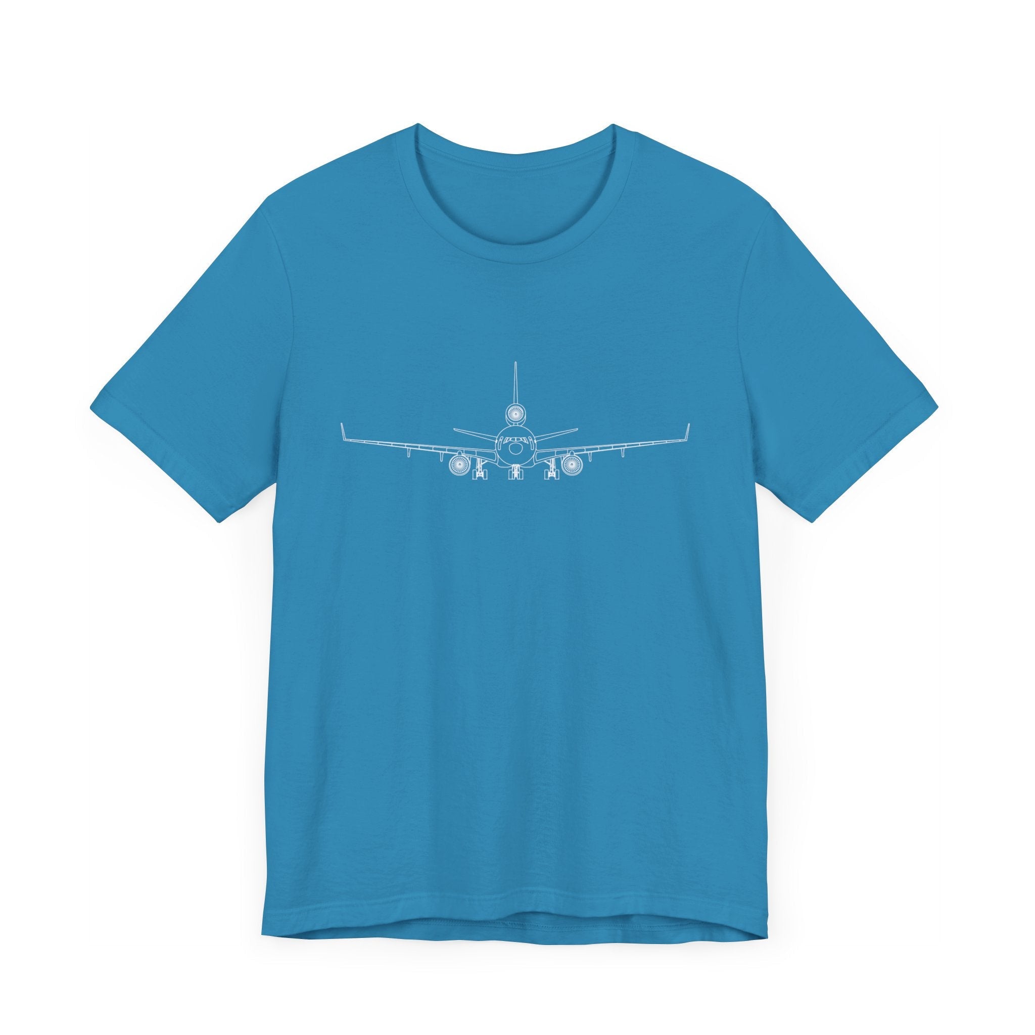 McDonnell Douglas MD-11 Unisex Soft Feel Jersey Short Sleeve Tee - Solid Dark Colors - 100% Airlume combed and ring-spun cotton - T-Shirt - WCUniforms