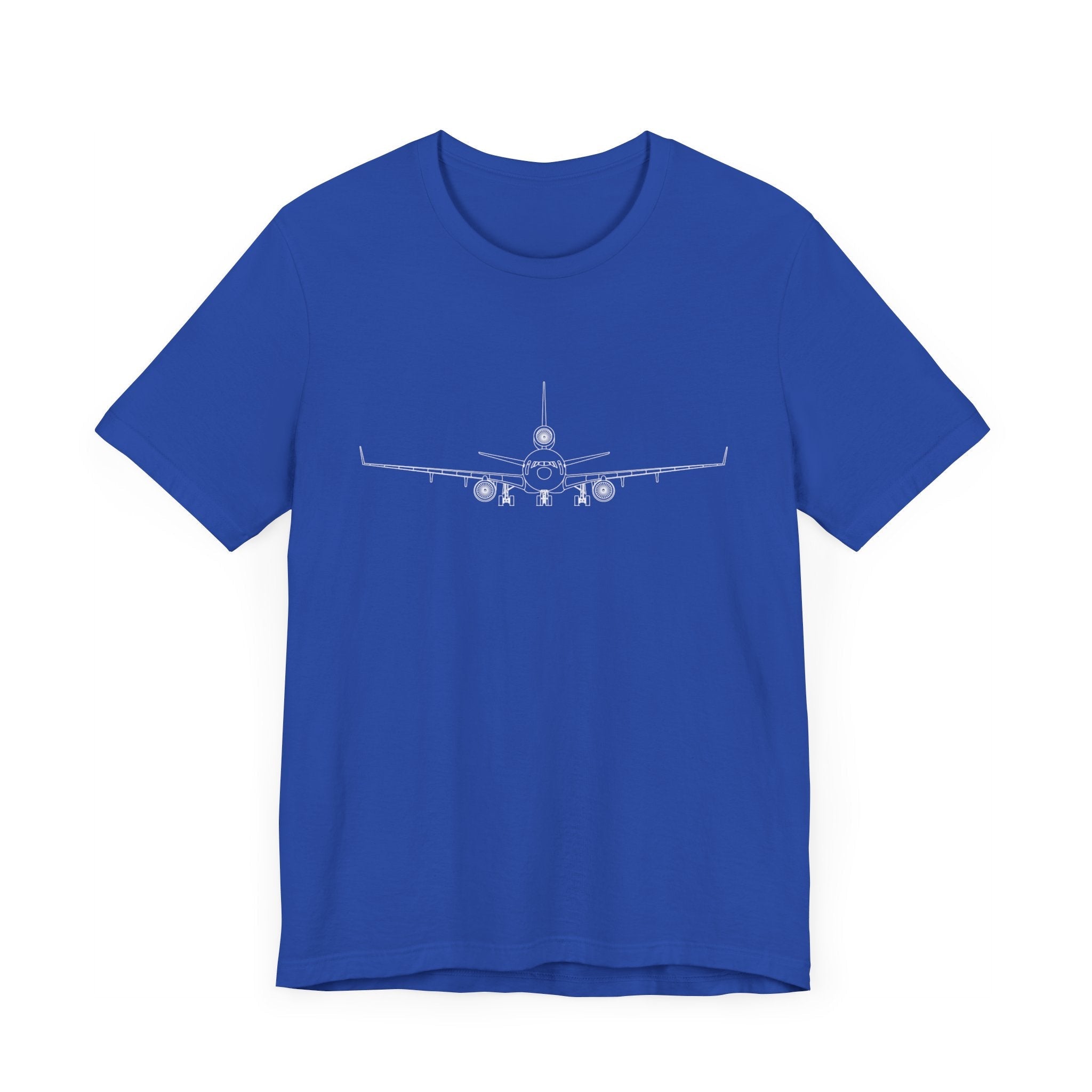 McDonnell Douglas MD-11 Unisex Soft Feel Jersey Short Sleeve Tee - Solid Dark Colors - 100% Airlume combed and ring-spun cotton - T-Shirt - WCUniforms