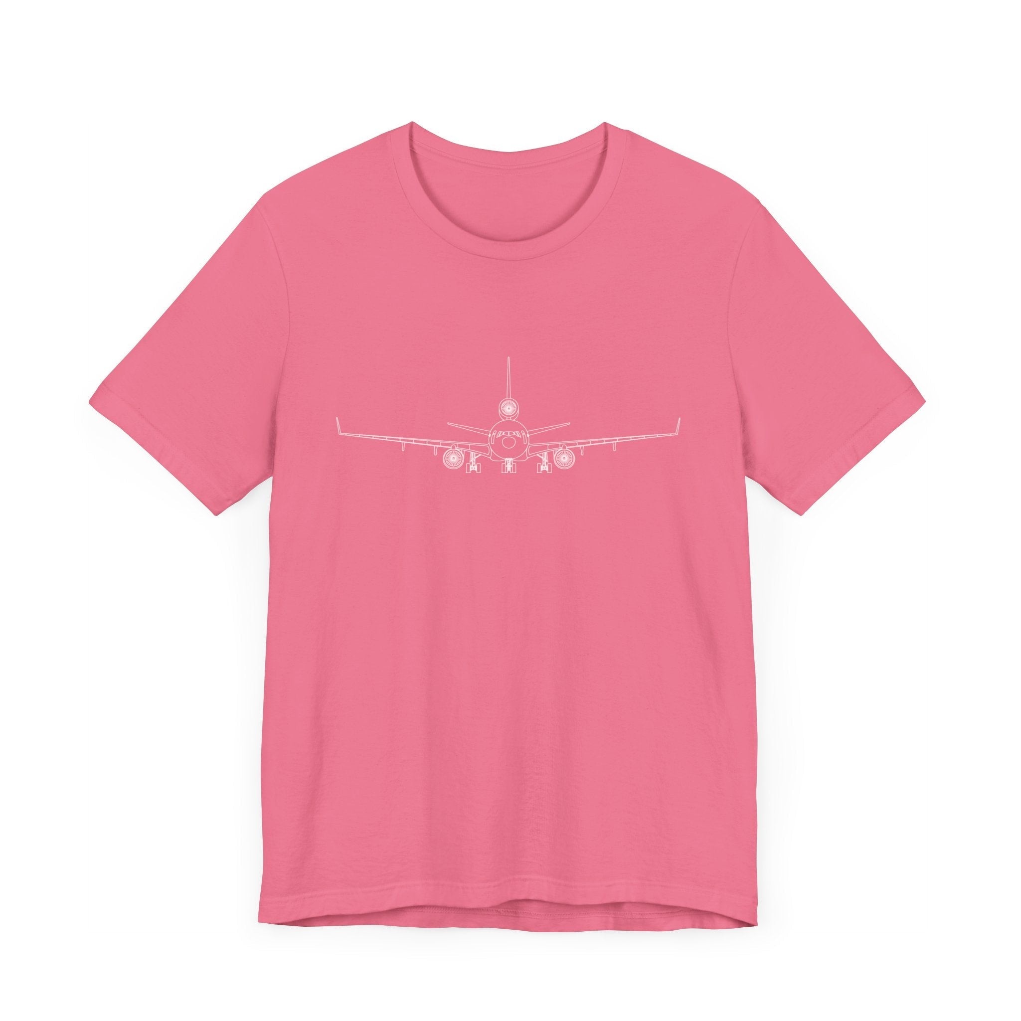 McDonnell Douglas MD-11 Unisex Soft Feel Jersey Short Sleeve Tee - Solid Dark Colors - 100% Airlume combed and ring-spun cotton - T-Shirt - WCUniforms