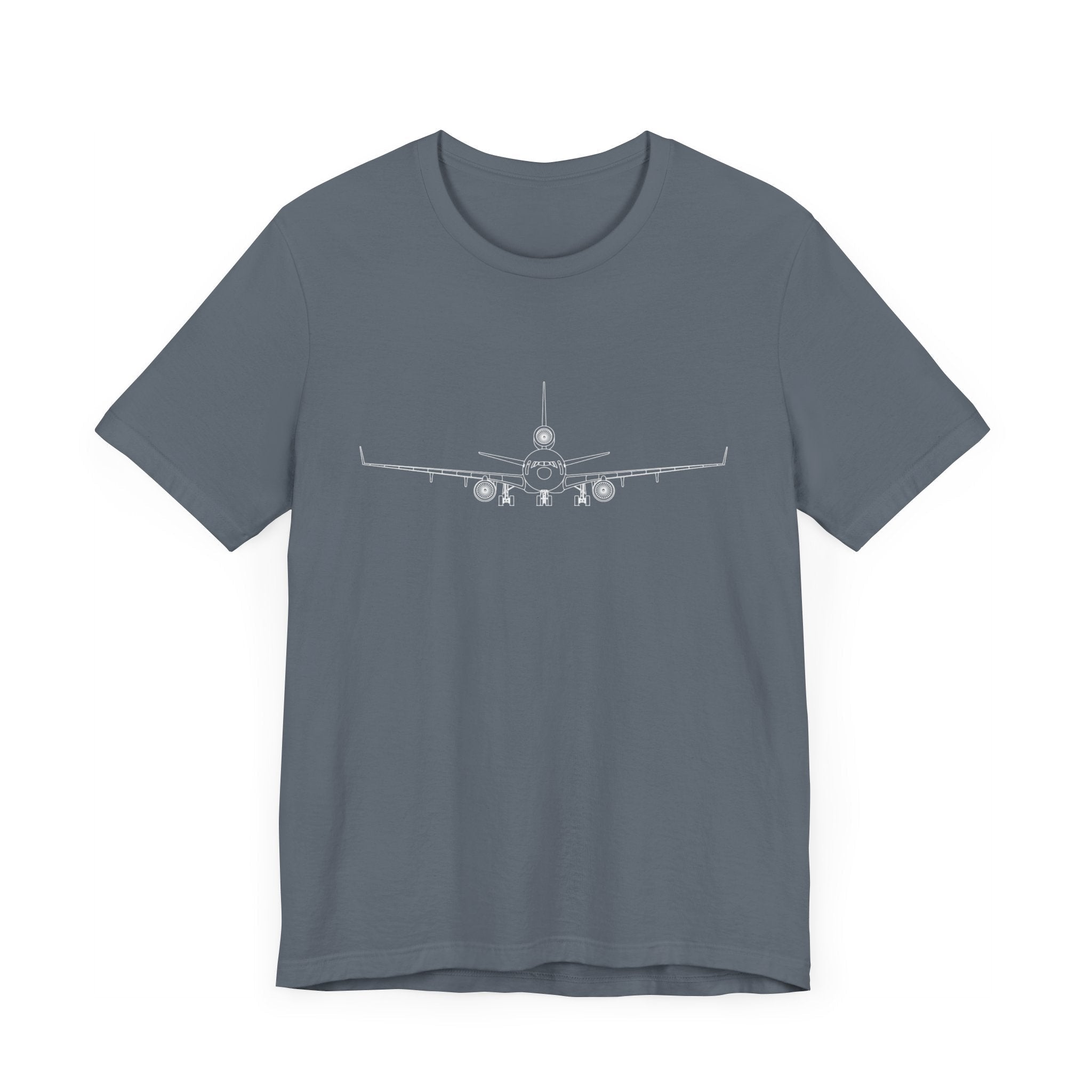 McDonnell Douglas MD-11 Unisex Soft Feel Jersey Short Sleeve Tee - Solid Dark Colors - 100% Airlume combed and ring-spun cotton - T-Shirt - WCUniforms