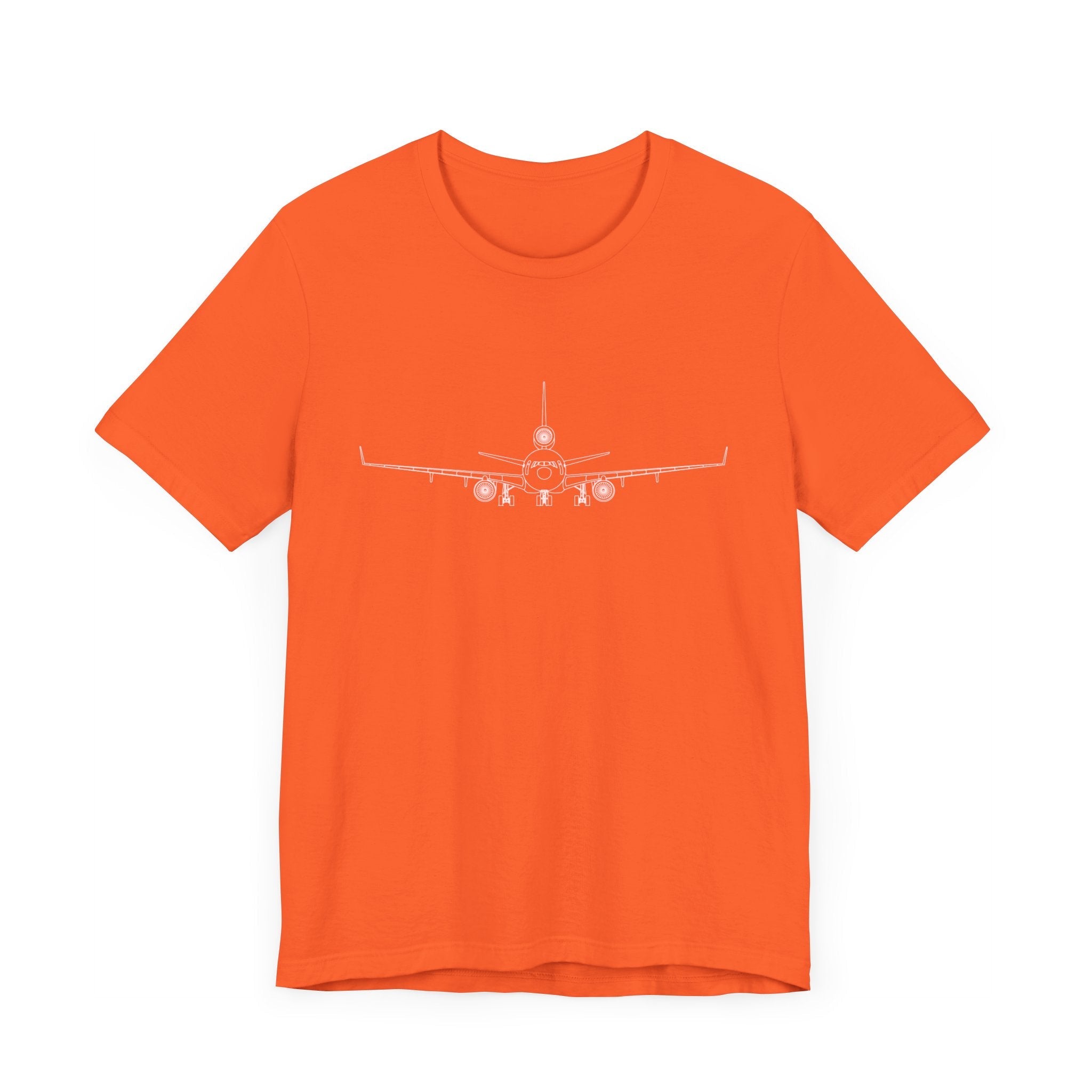 McDonnell Douglas MD-11 Unisex Soft Feel Jersey Short Sleeve Tee - Solid Dark Colors - 100% Airlume combed and ring-spun cotton - T-Shirt - WCUniforms