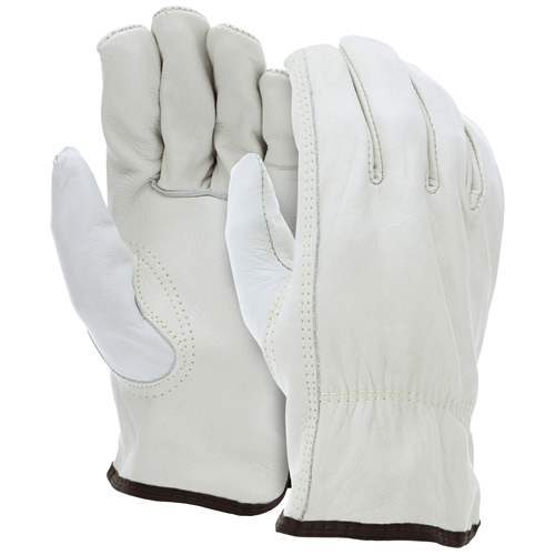 MCR Safety cow grain driver gloves with a durable design, perfect for tough jobs and enhanced grip.