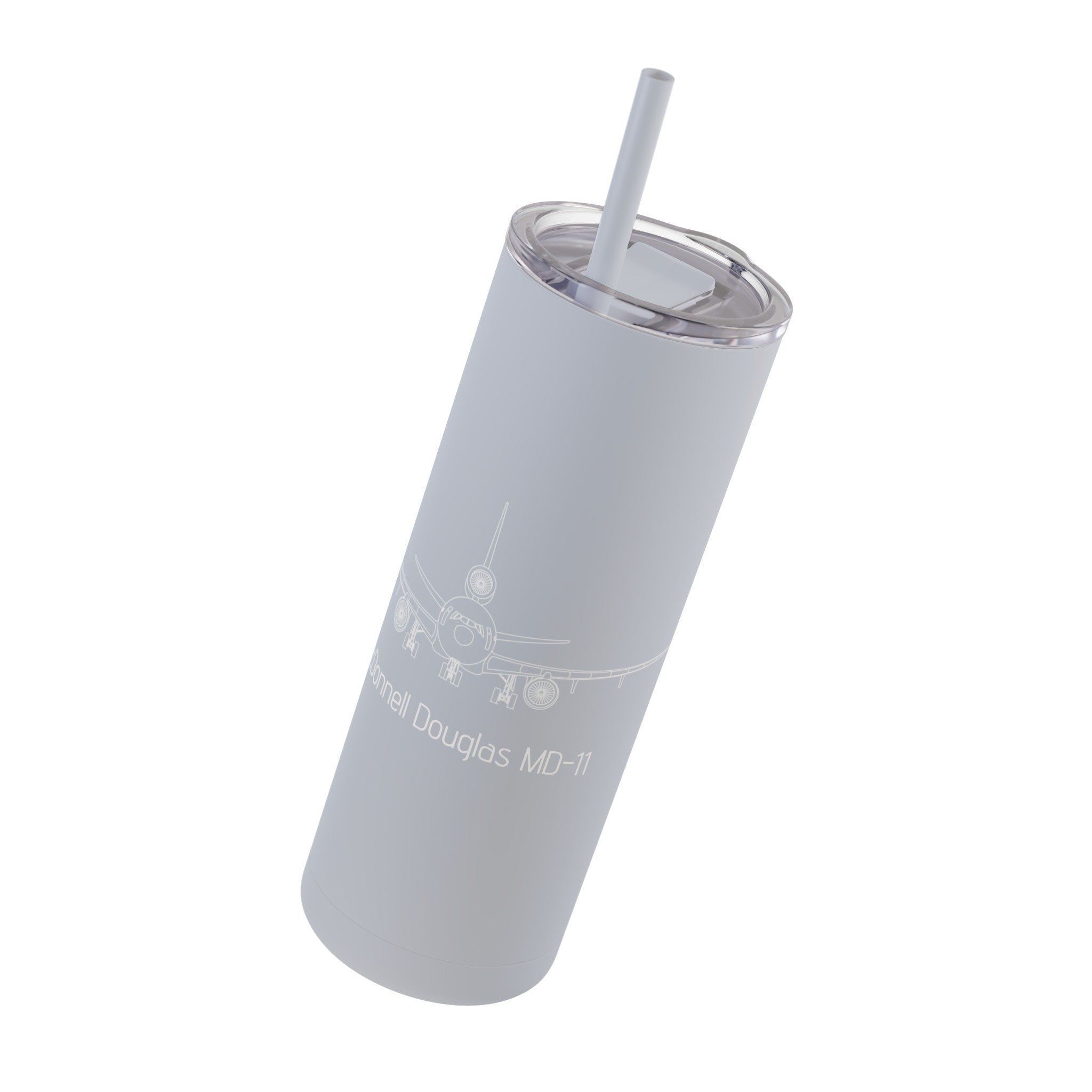 MD-11 Airplane Skinny Matte Tumbler, 20oz - Mug - WCUniforms