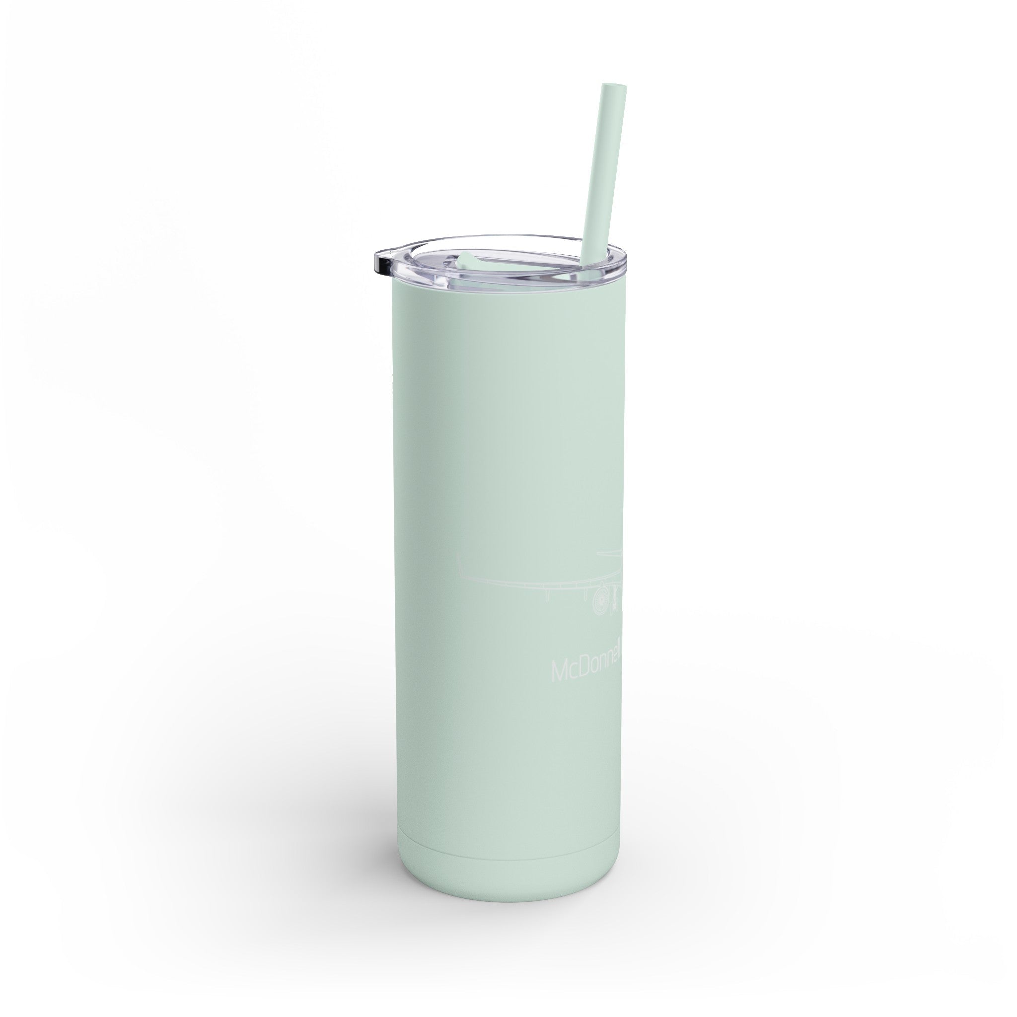 MD-11 Airplane Skinny Matte Tumbler, 20oz - Mug - WCUniforms