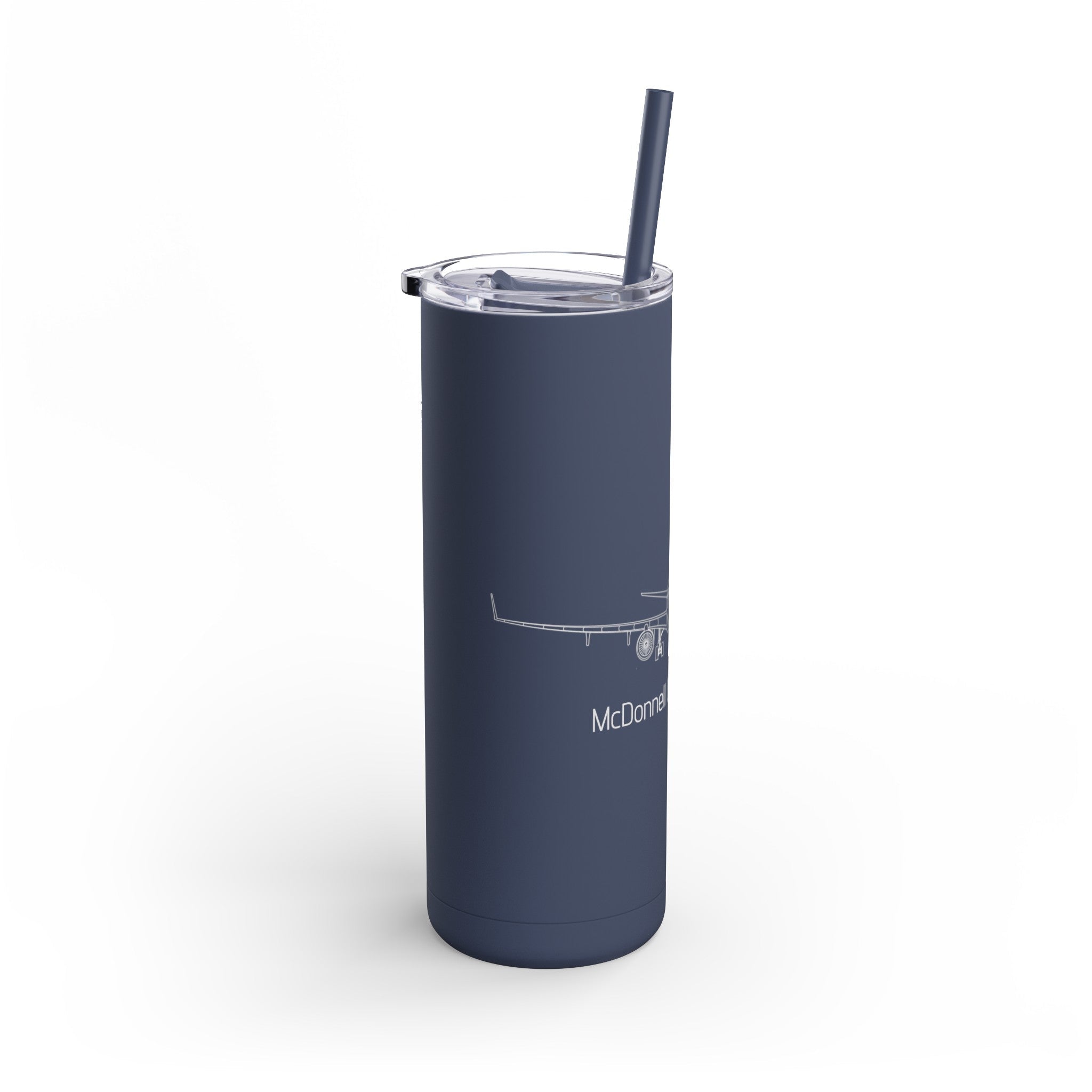 MD-11 Airplane Skinny Matte Tumbler, 20oz - Mug - WCUniforms