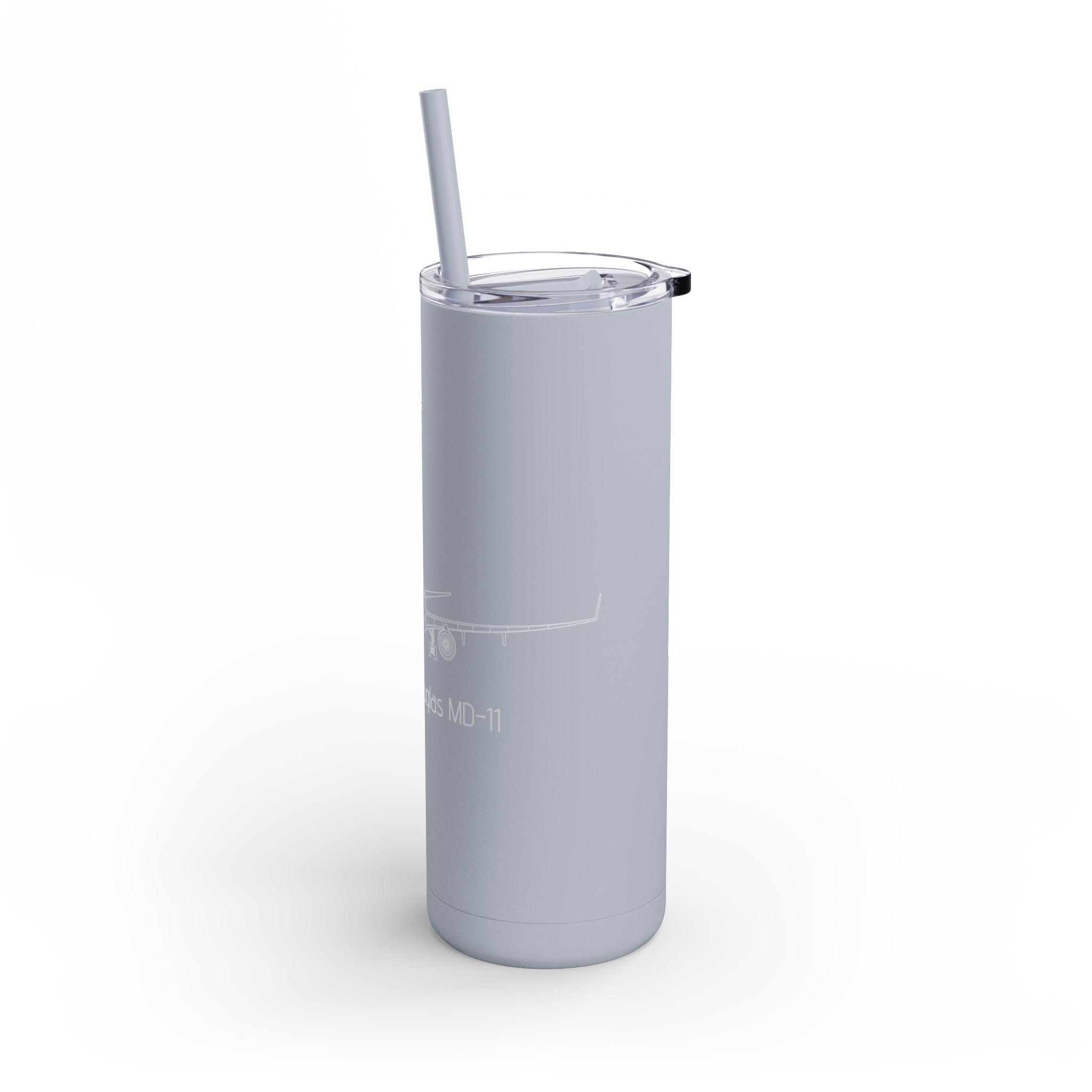 MD-11 Airplane Skinny Matte Tumbler, 20oz - Mug - WCUniforms