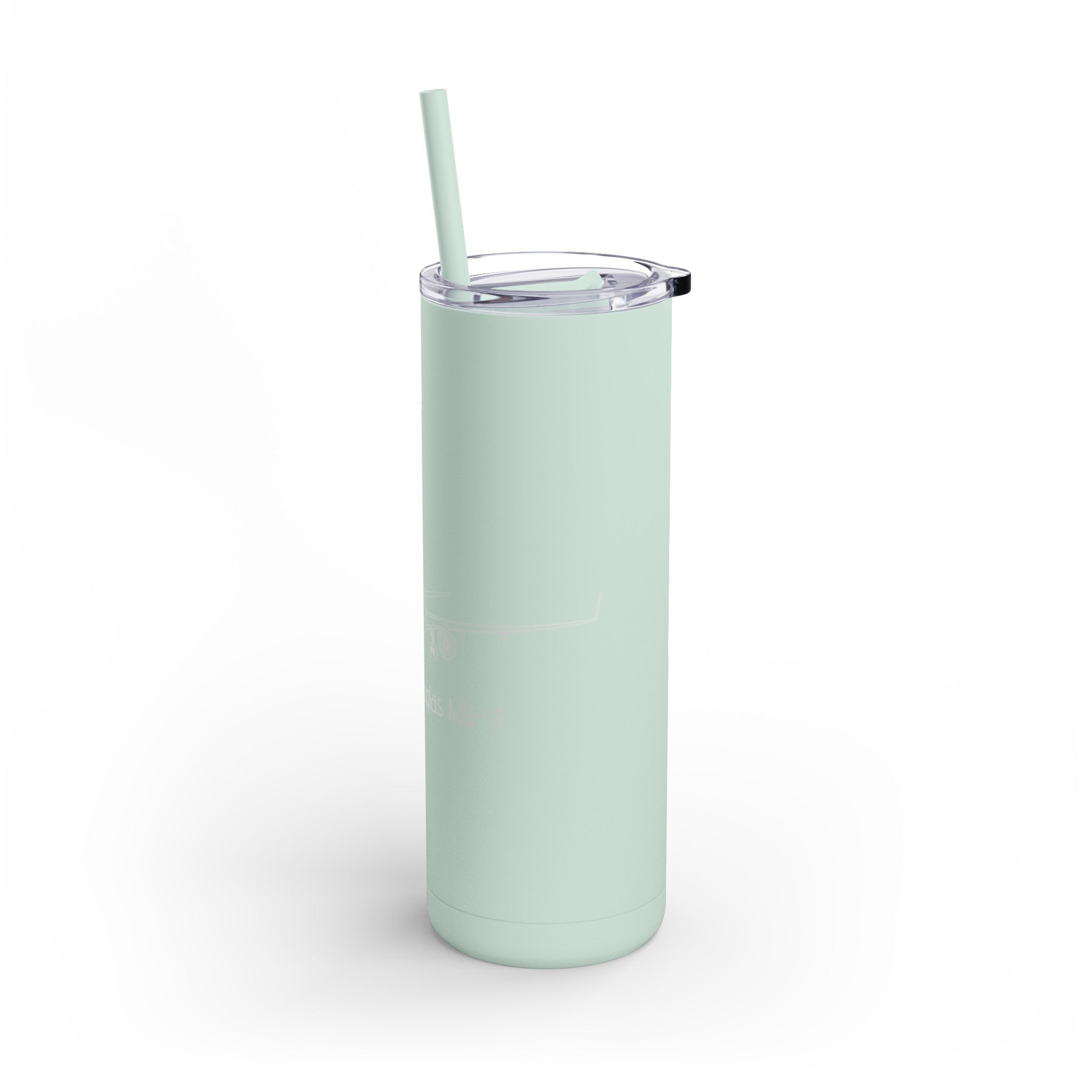 MD-11 Airplane Skinny Matte Tumbler, 20oz - Mug - WCUniforms