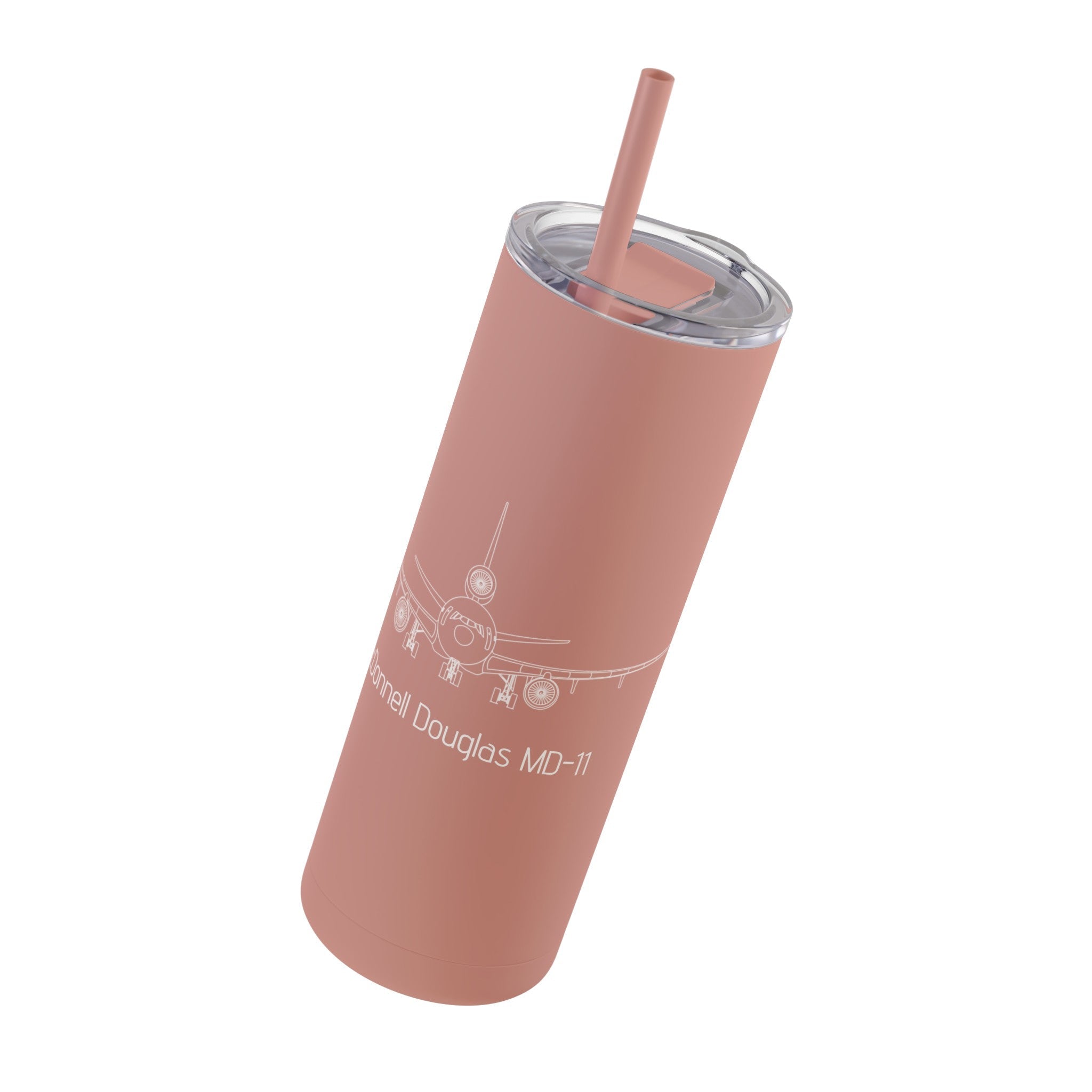 MD-11 Airplane Skinny Matte Tumbler, 20oz - Mug - WCUniforms