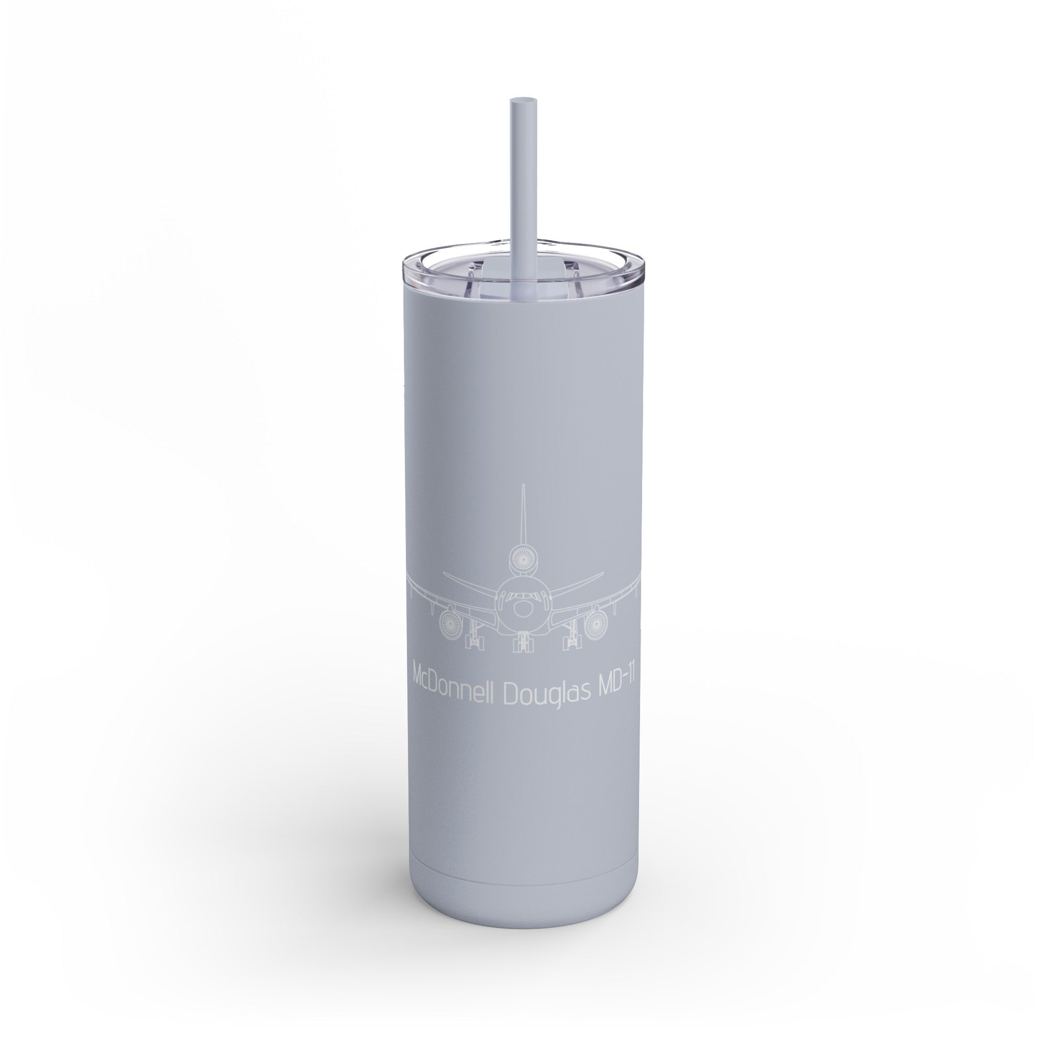 MD-11 Airplane Skinny Matte Tumbler, 20oz - Mug - WCUniforms