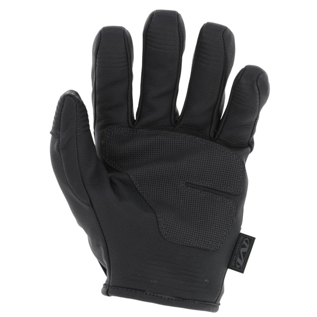 Black glove on a white background