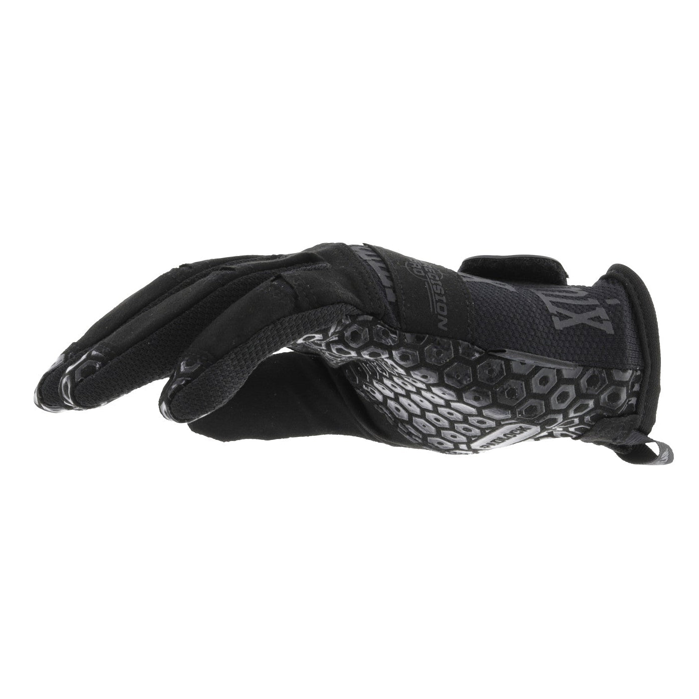 Side view of Mechanix Wear TAA Precision Pro HDG-F55 glove showing its flexible low-profile fit