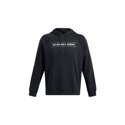 Men's UA Rival Fleece Camo Chest Stripe Hoodie - WCUniforms