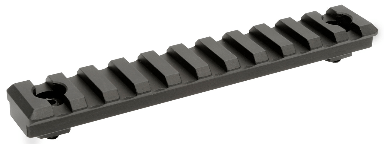 Midwest Industries 1913 Milspec Aluminum Rail Section, M-LOK 11 Slot Rail for secure mounting, hard coat anodized finish.
