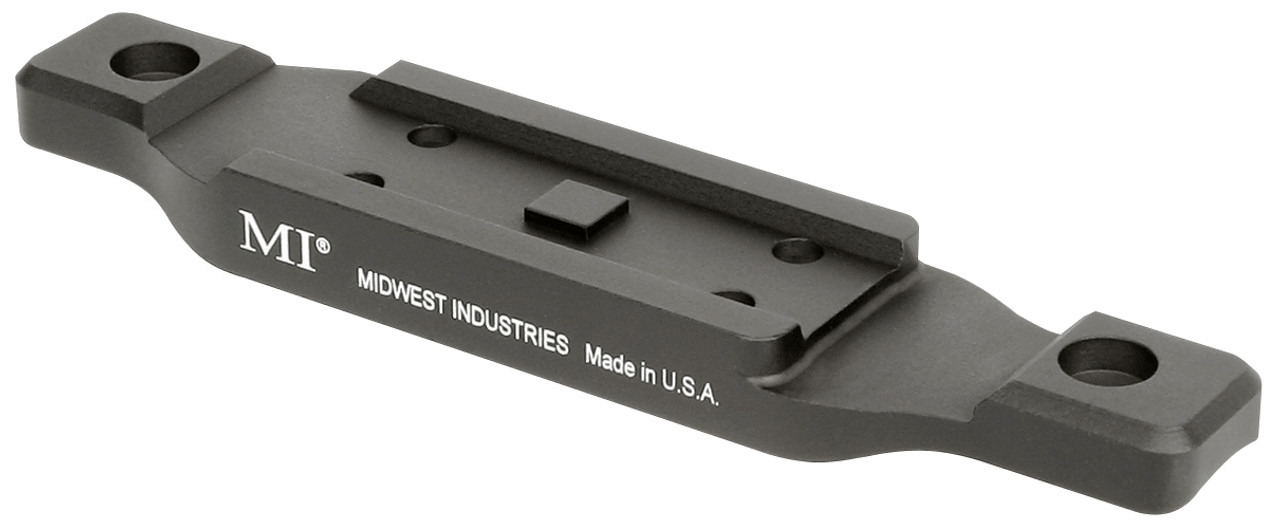 Midwest Industries Benelli M4-Aimpoint T2 Mount made from durable 6061 aluminum, featuring a hard coat anodized finish.