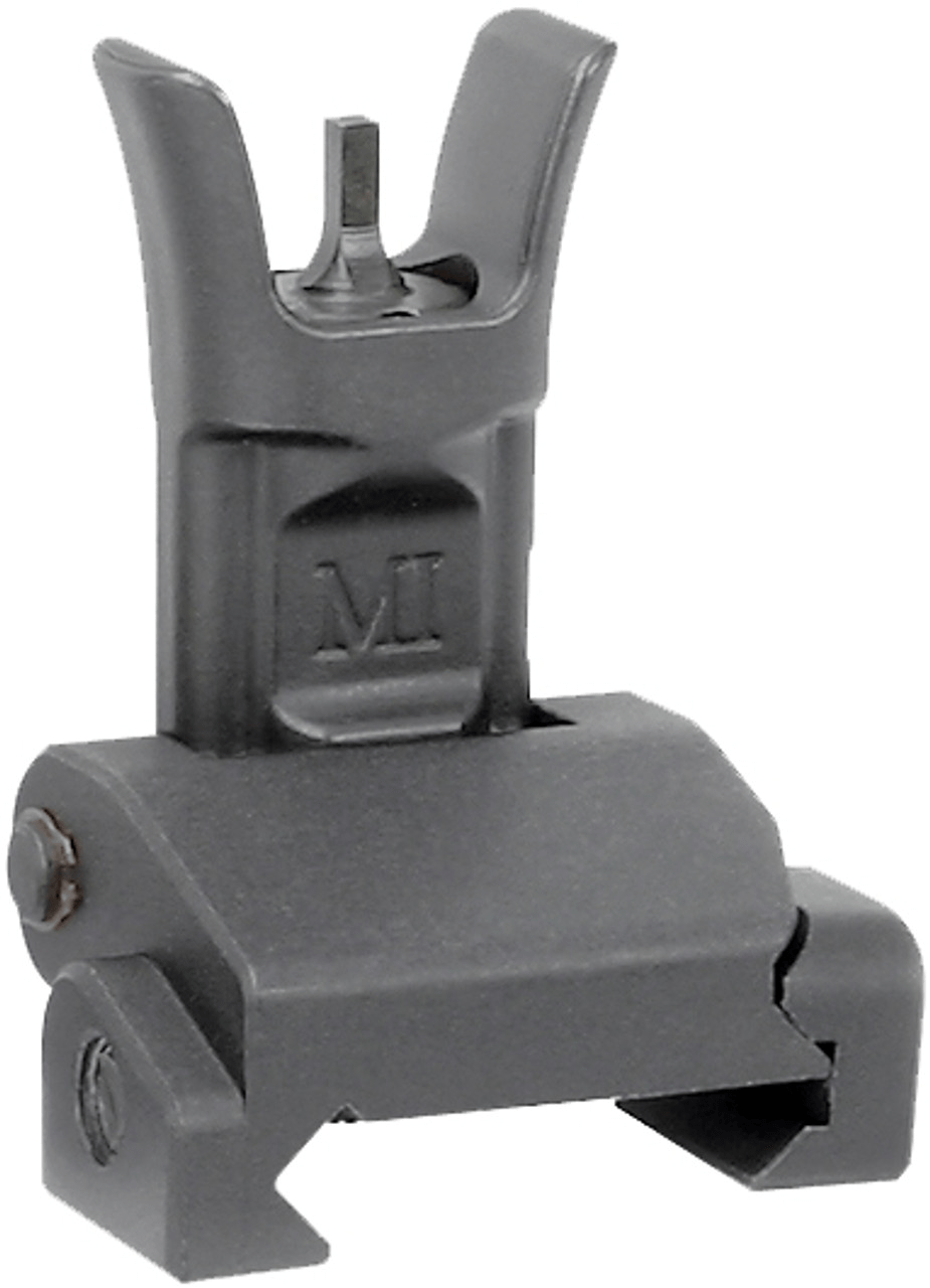 Midwest Industries Combat Rifle Flip Front Sight for AR15/M4, featuring durable steel and low-profile design.