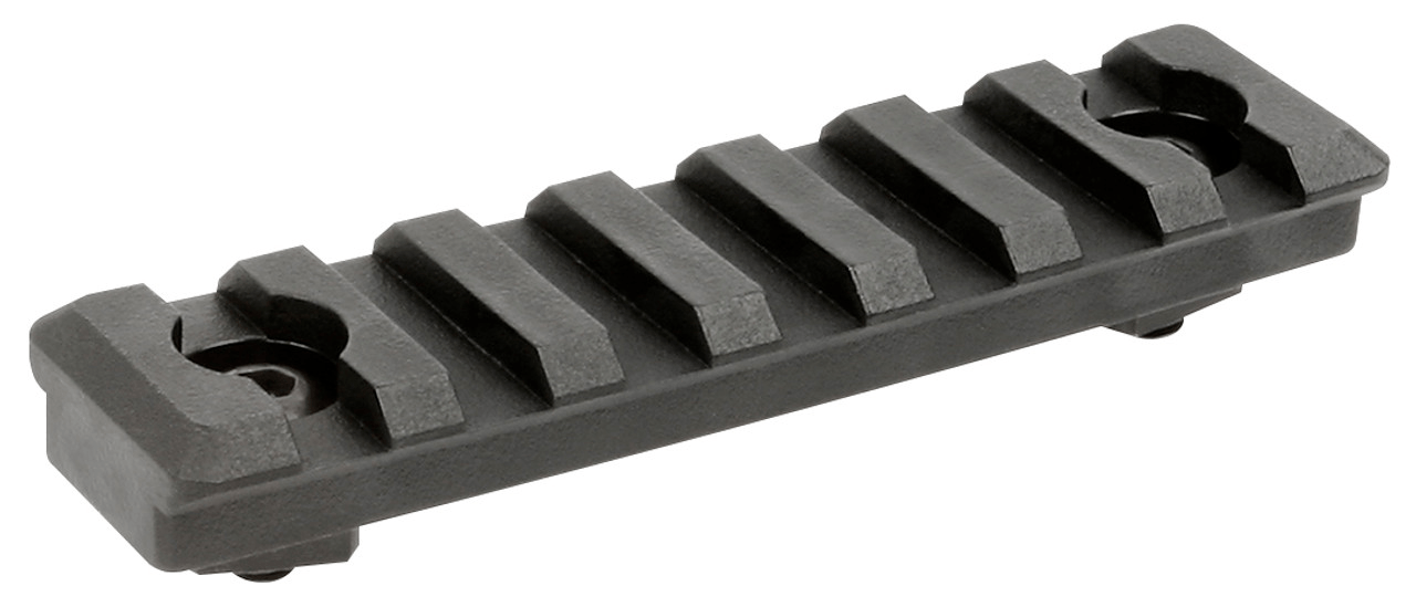 Midwest Industries Polymer M-LOK Rail, 7-slot high strength polymer construction, includes M-LOK mounting hardware.