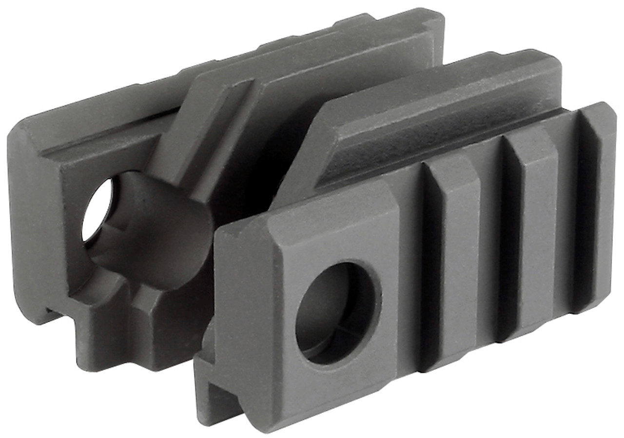 Midwest Industries Tactical Light Mount accessory for AR rifles with picatinny rails and anti-rotation sling swivel sockets.