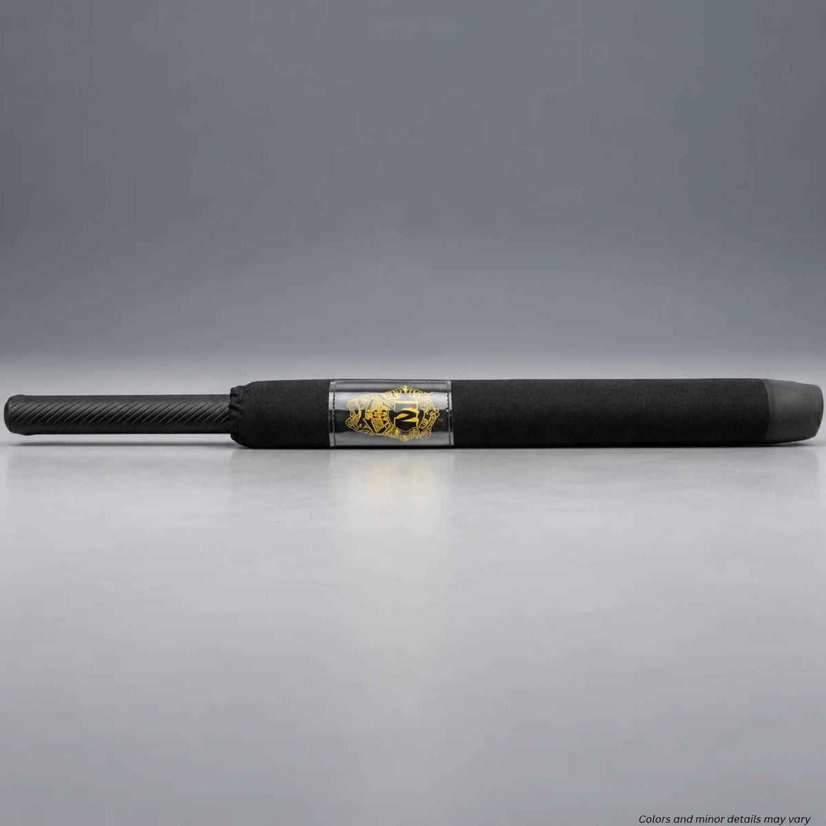 Monadnock Ultimate Straight Training Baton 1000327, black foam trainer with nylon cover, vinyl tip, and grooved grip