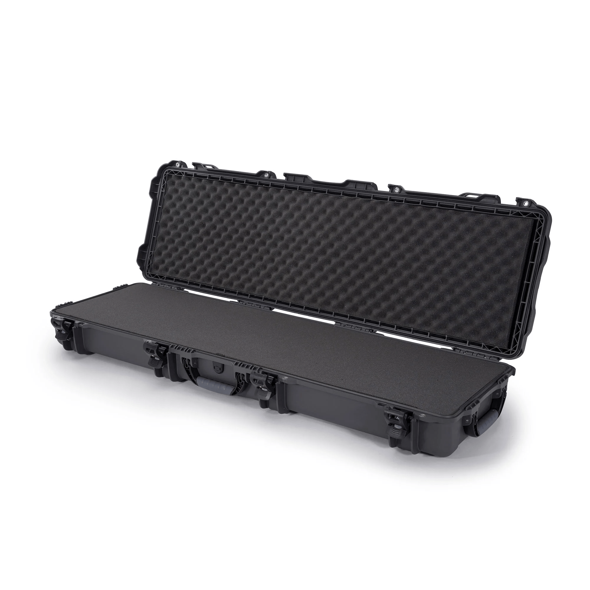 Nanuk 995 Case w/foam open, showcasing waterproof hard shell and durable design for protecting equipment.