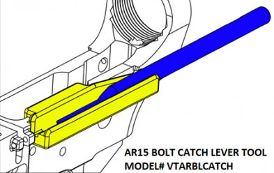 NcSTAR AR15 Bolt Catch Lever Tool VTARBLCATCH - WCUniforms