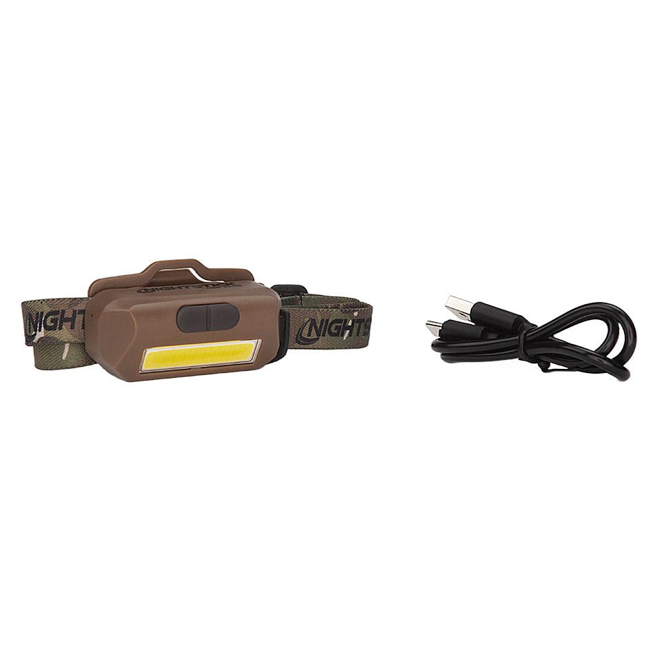 Nightstick Multi - Flood USB Headlamp with Brim Clip & Strap - LiPo Battery | USB - 4510 - WCUniforms