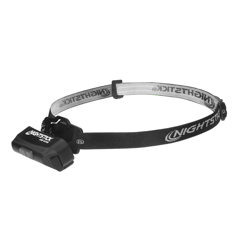 Nightstick Multi - Flood USB Headlamp with Brim Clip & Strap - LiPo Battery | USB - 4510 - WCUniforms