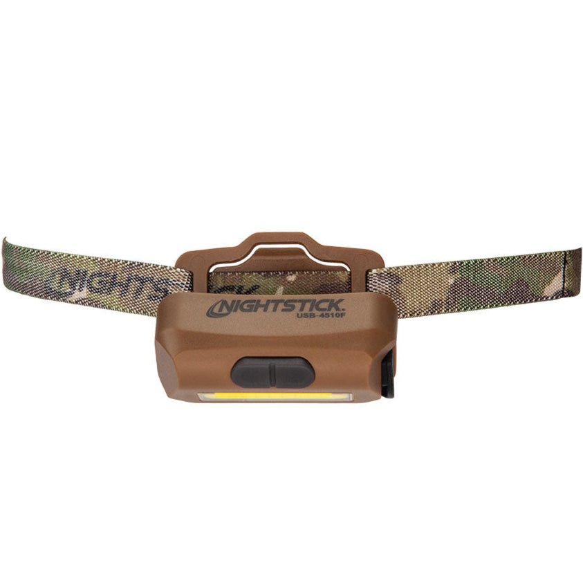Nightstick Multi - Flood USB Headlamp with Brim Clip & Strap - LiPo Battery | USB - 4510 - WCUniforms